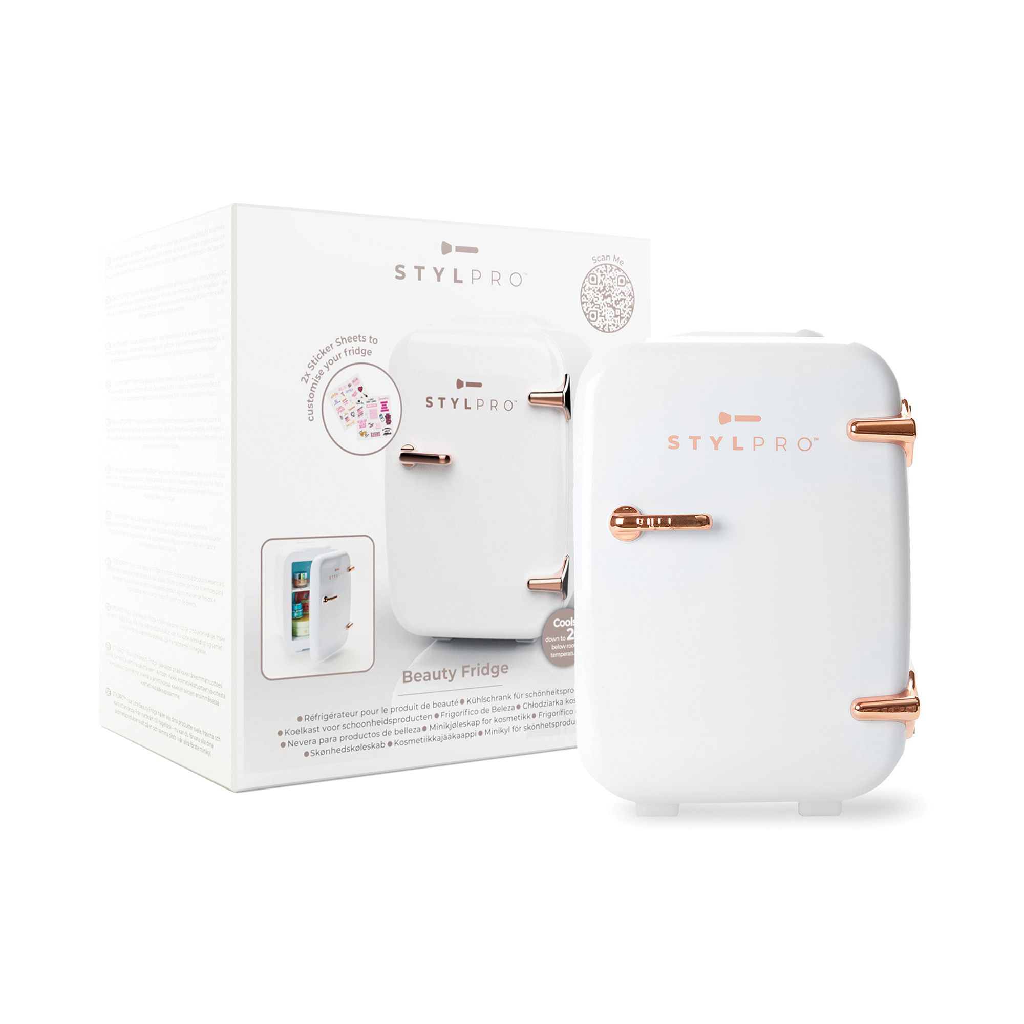 STYLPRO Beauty Mini Kühlschrank 4 Liter ca. 19×27×27,5 cm