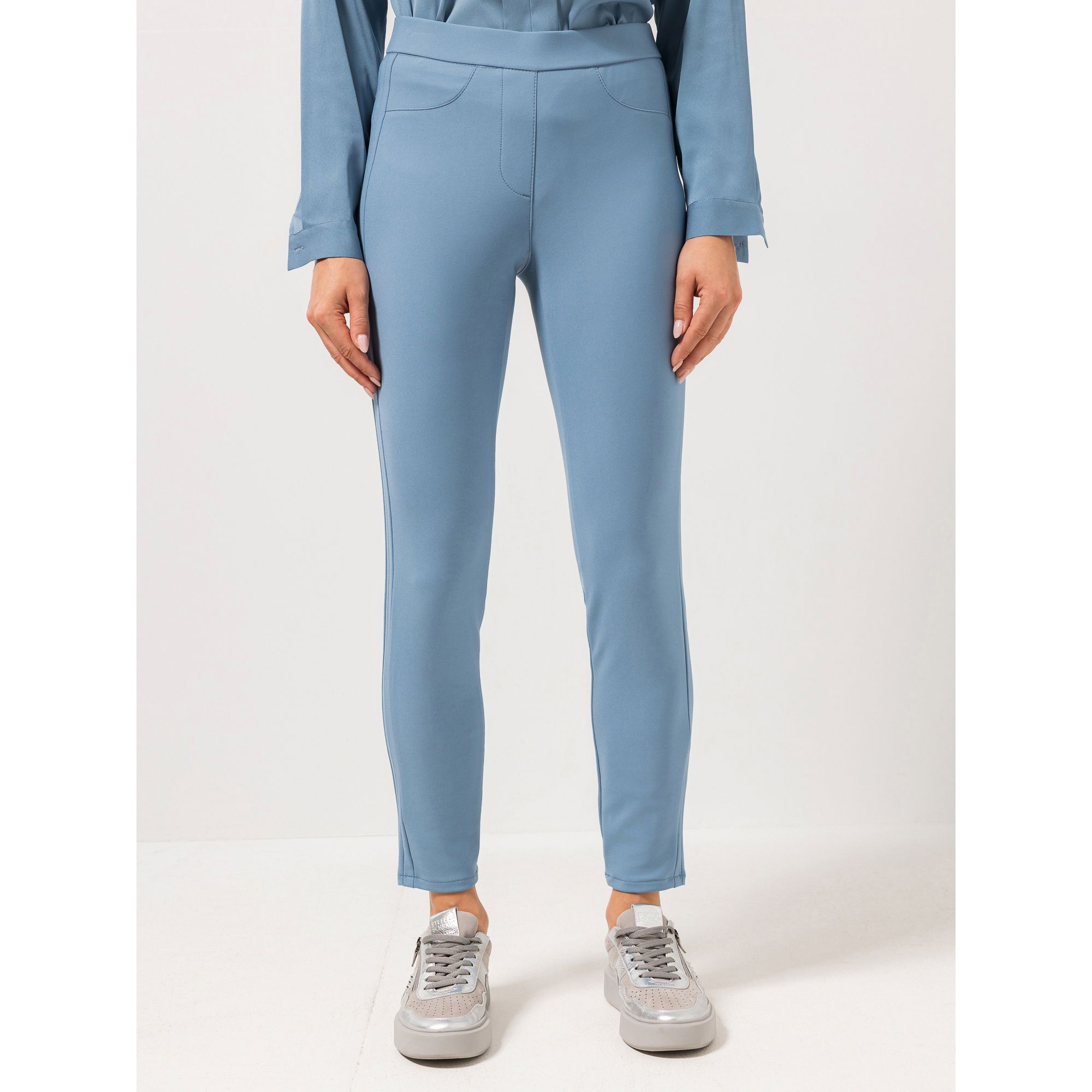 STEFFEN SCHRAUT Jeggings London knöchellang Galon-Streifen schmales Bein