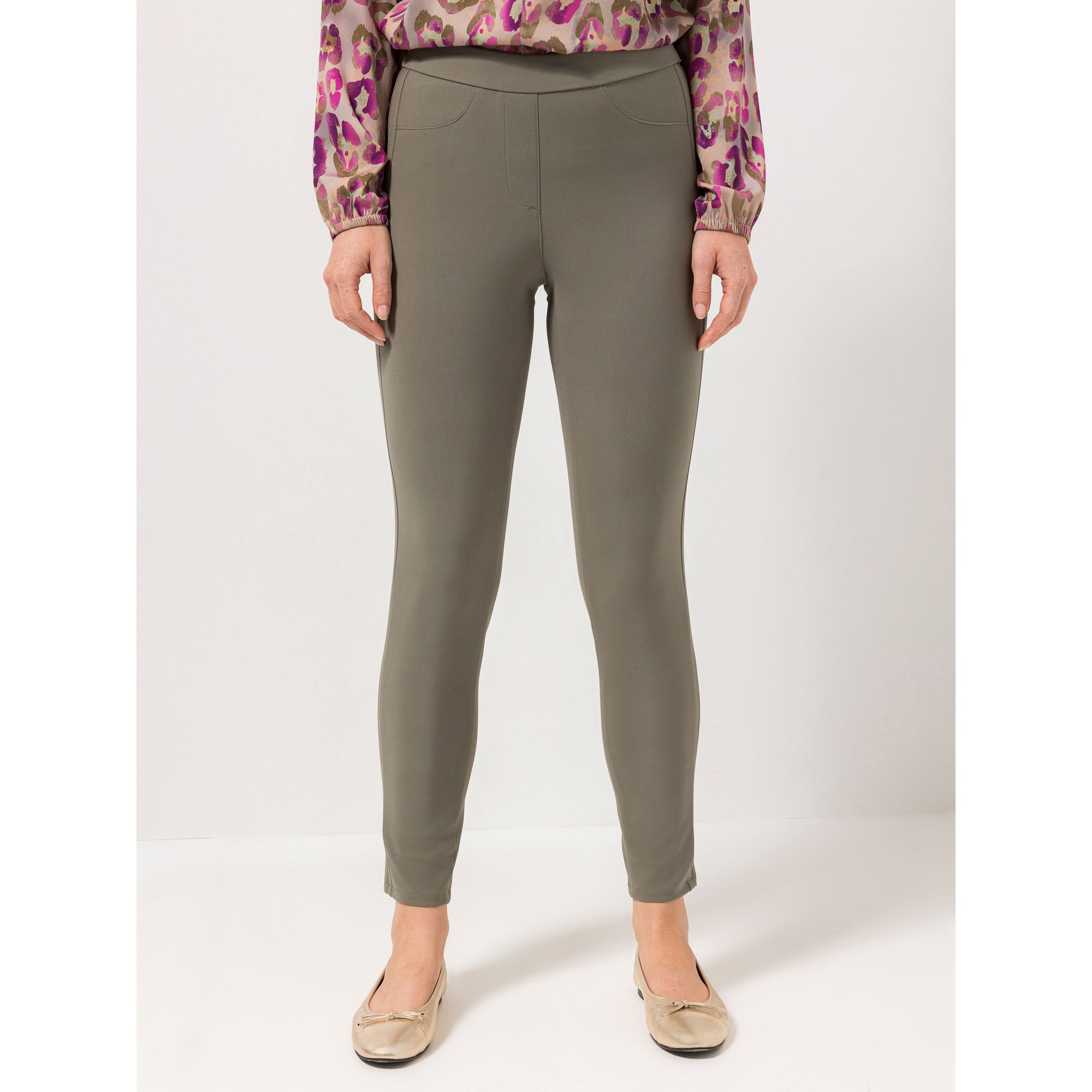 STEFFEN SCHRAUT Jeggings London knöchellang Galon-Streifen schmales Bein