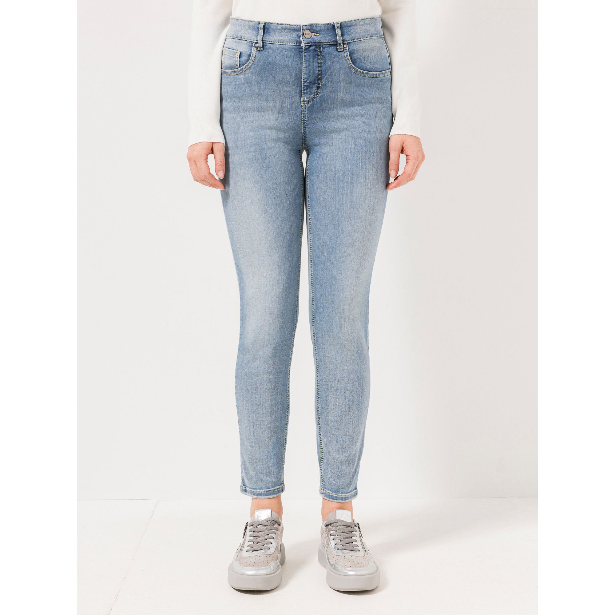 STEFFEN SCHRAUT Jeans knöchellang 5-Pocket-Stil schmales Bein