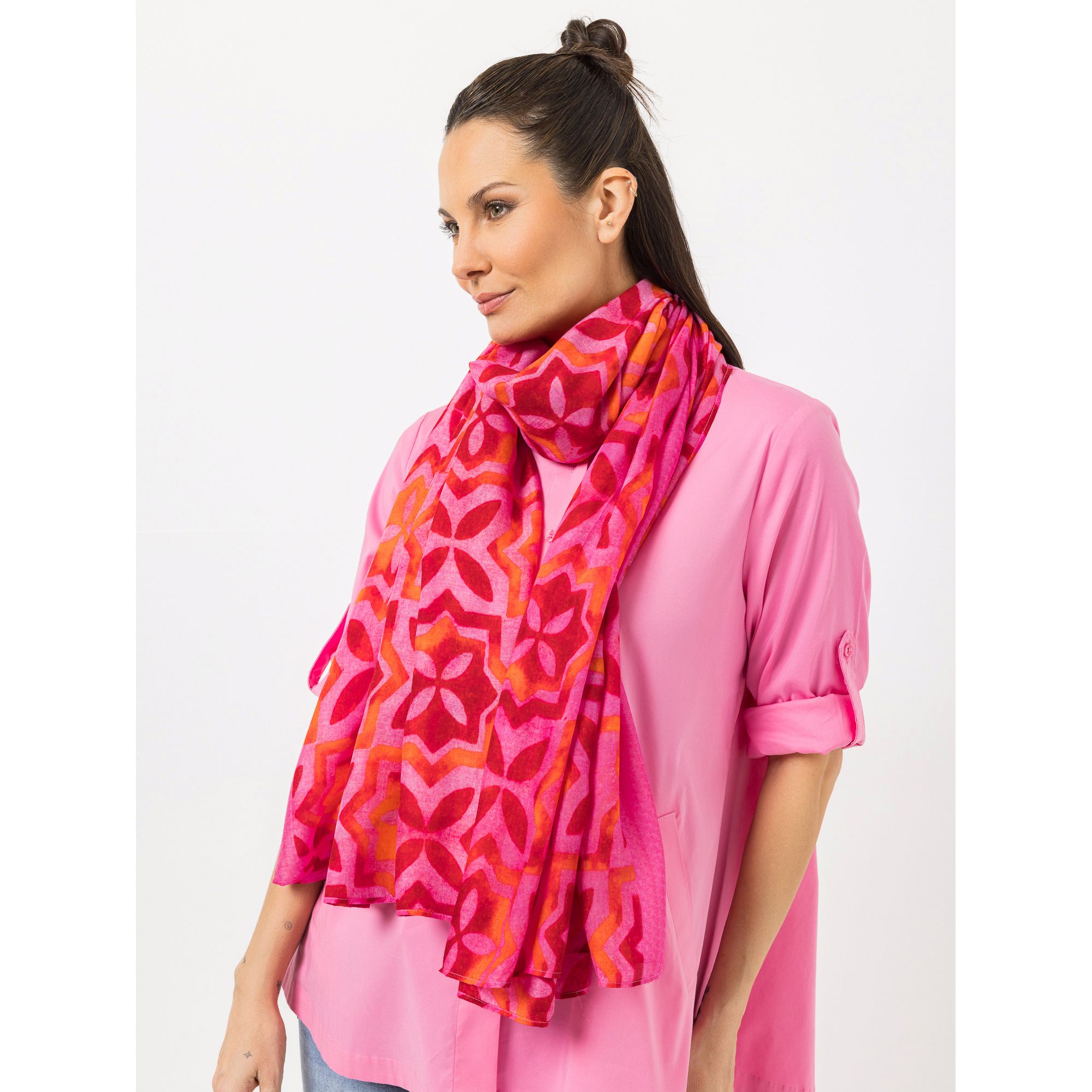 STEFFEN SCHRAUT Schal Biarritz Allover-Druck aus ECOVERO Viskose ca. 100x200cm