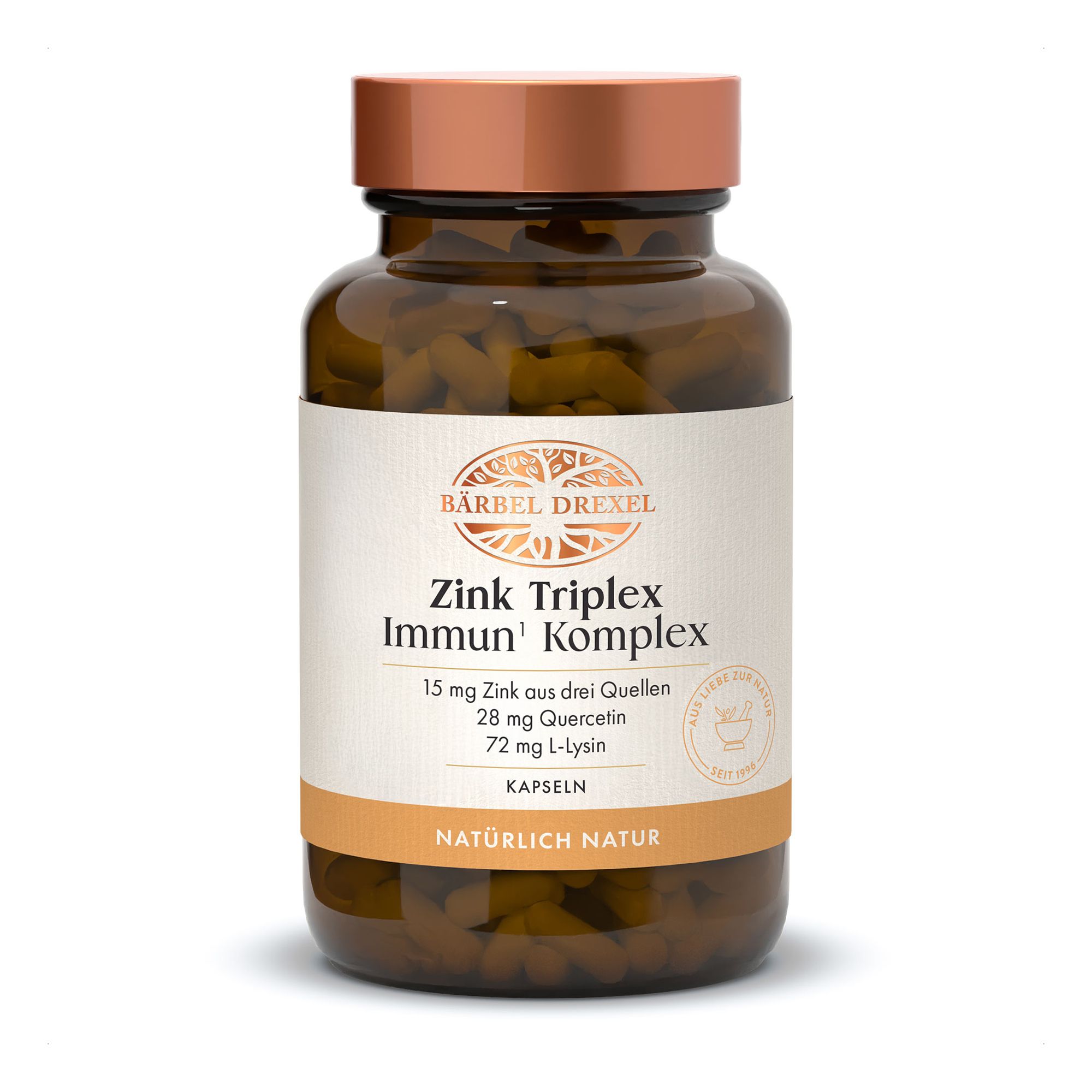 BÄRBEL DREXEL Zink Triplex immun Komplex 60 Kapseln 60 Tage