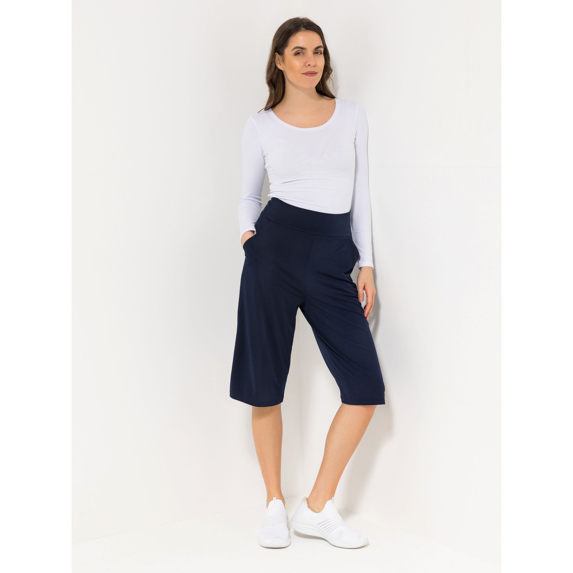 KIM & CO. Bermuda-Shorts Brazil Knit Jersey 2 Seitentaschen figurumspielend