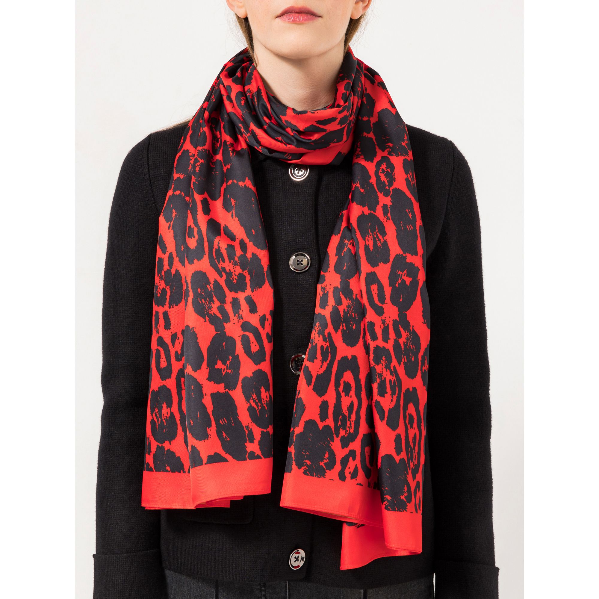 STEFFEN SCHRAUT Schal Caracas Twill-Stoff Allover-Druck ca. 190x90cm