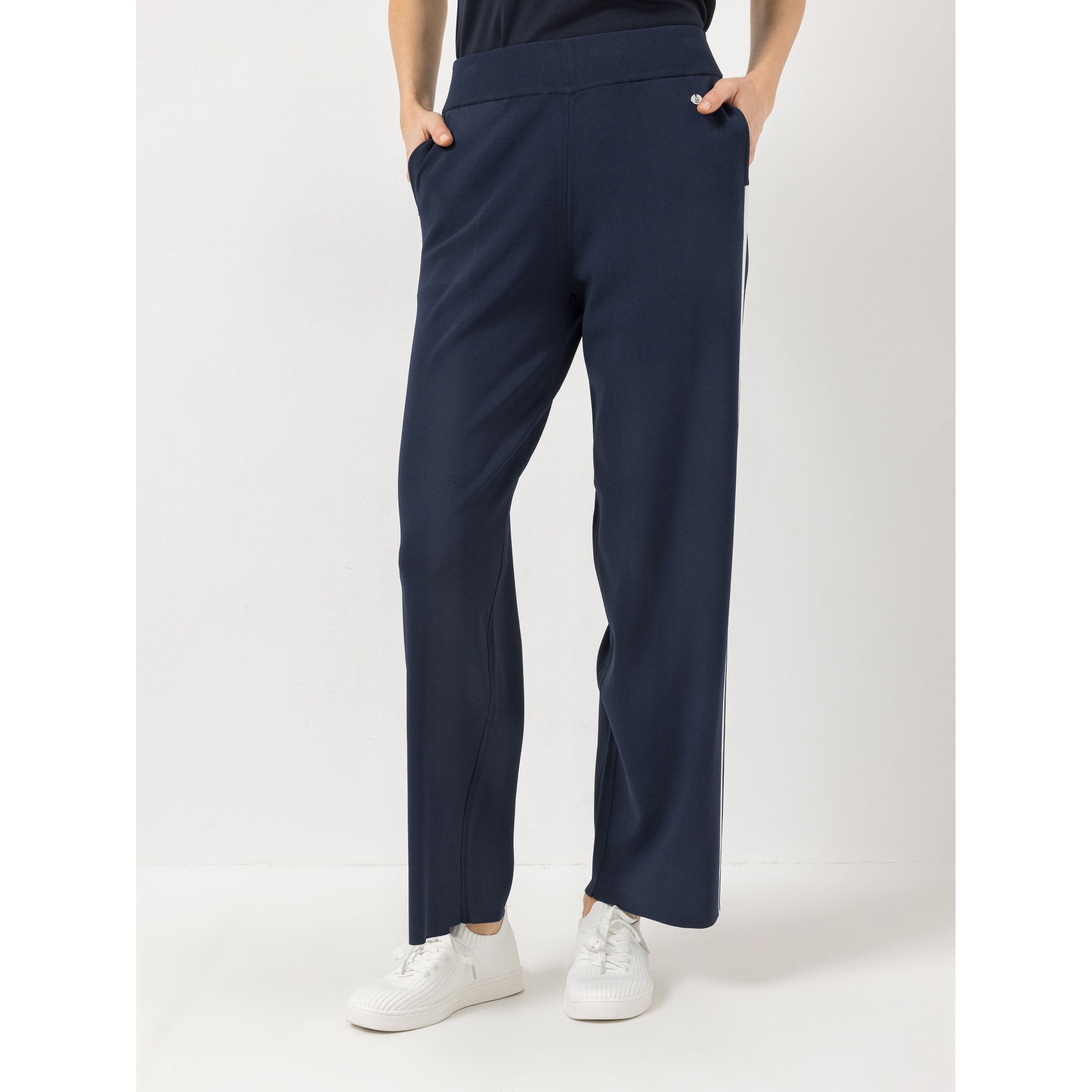 STRANDFEIN Strickhose lange Form Rundumdehnbund gerades Bein