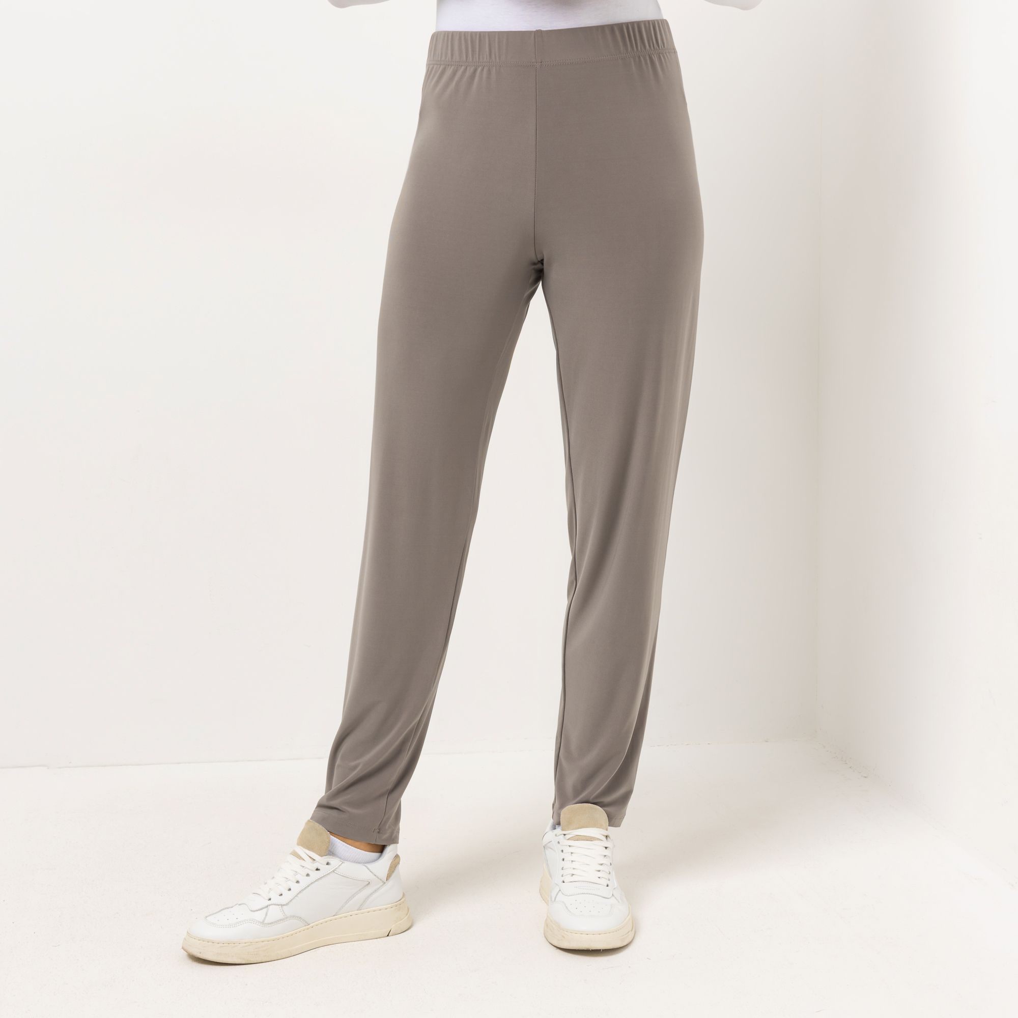 KIM & CO. Hose, knöchellang Deluxe Brazil Knit Rundumdehnbund konischer Beinverlauf