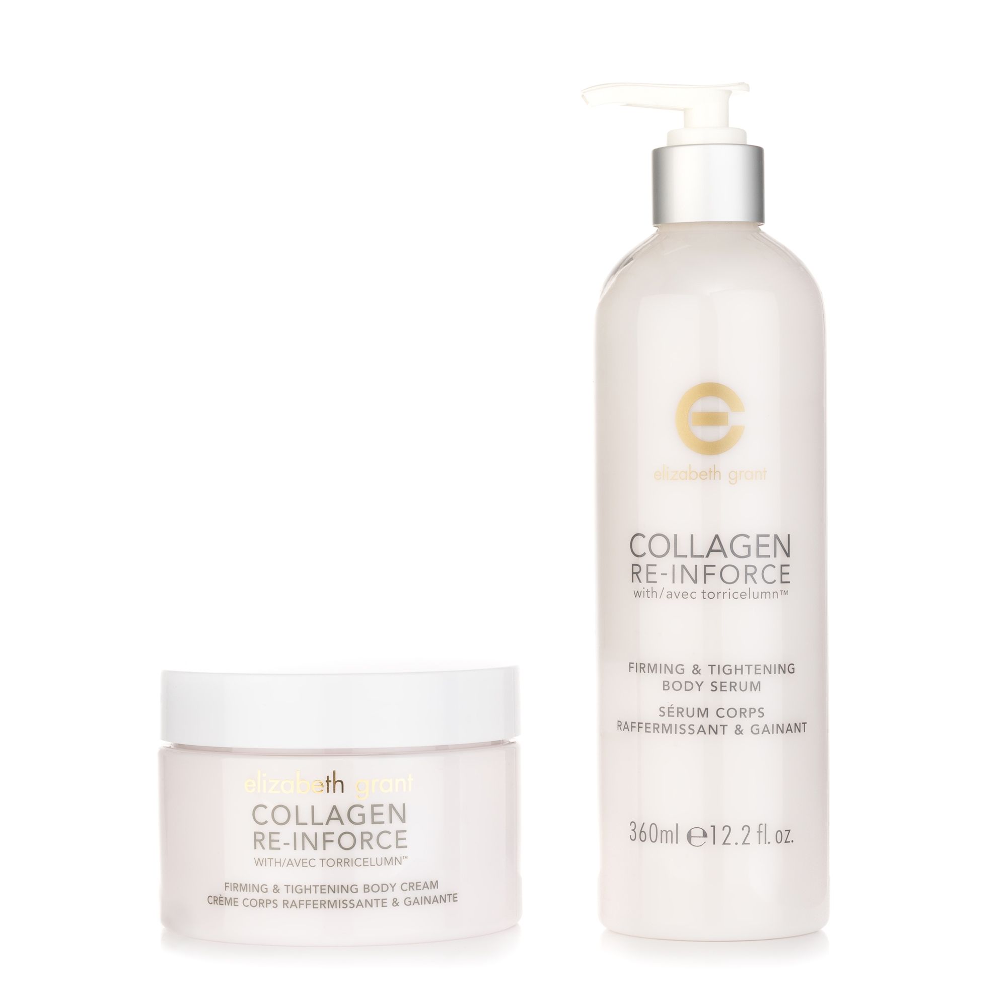 ELIZABETH GRANT Collagen Re-Inforce Body Cream 260ml, Body Serum 360ml