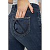 EVA LUTZ Jeans, lange Form 5-Pocket-Style Logo-Taschenfutter gerades Bein, 4 of 4