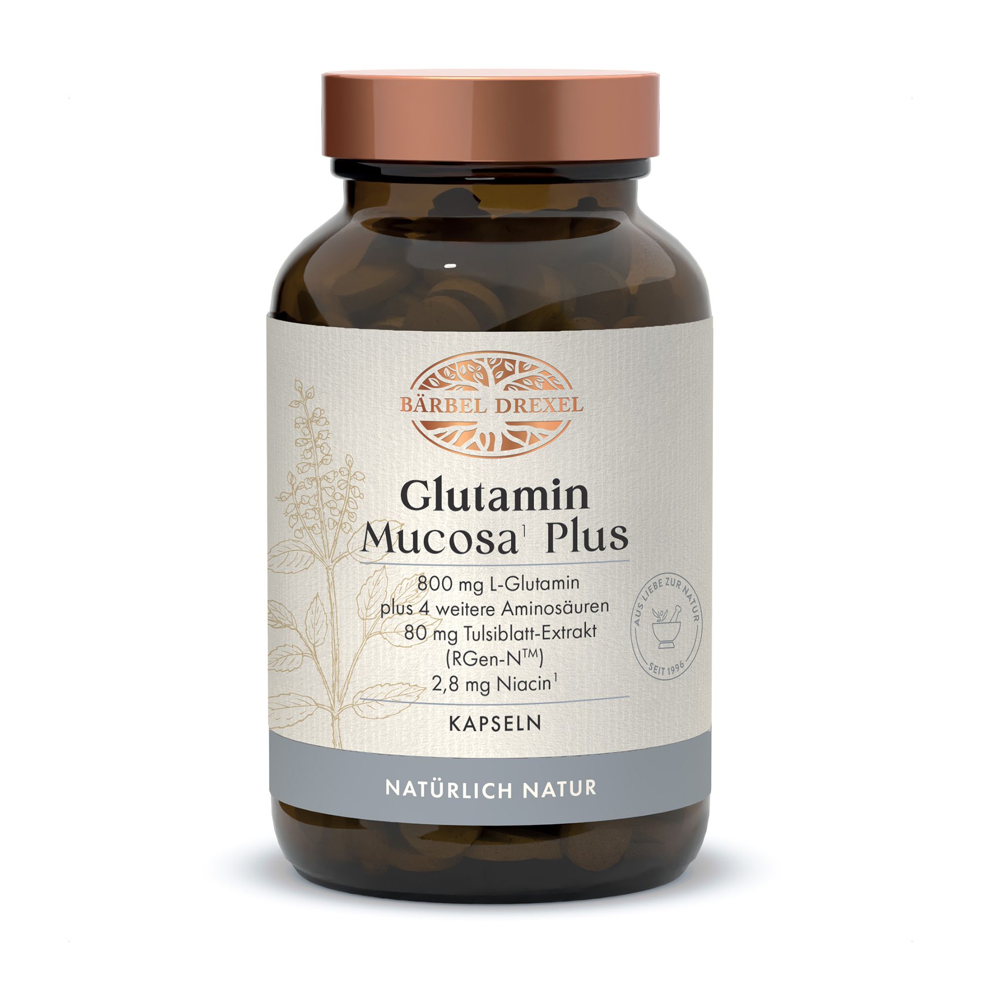 BÄRBEL DREXEL Glutamin Mucosa Kapseln 120 Stück für 30 Tage