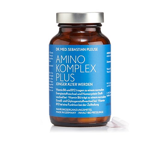 Dr. med. Sebastian Pleuse Amino-Komplex Plus mit Vitamin B6, B12 180 Presslinge