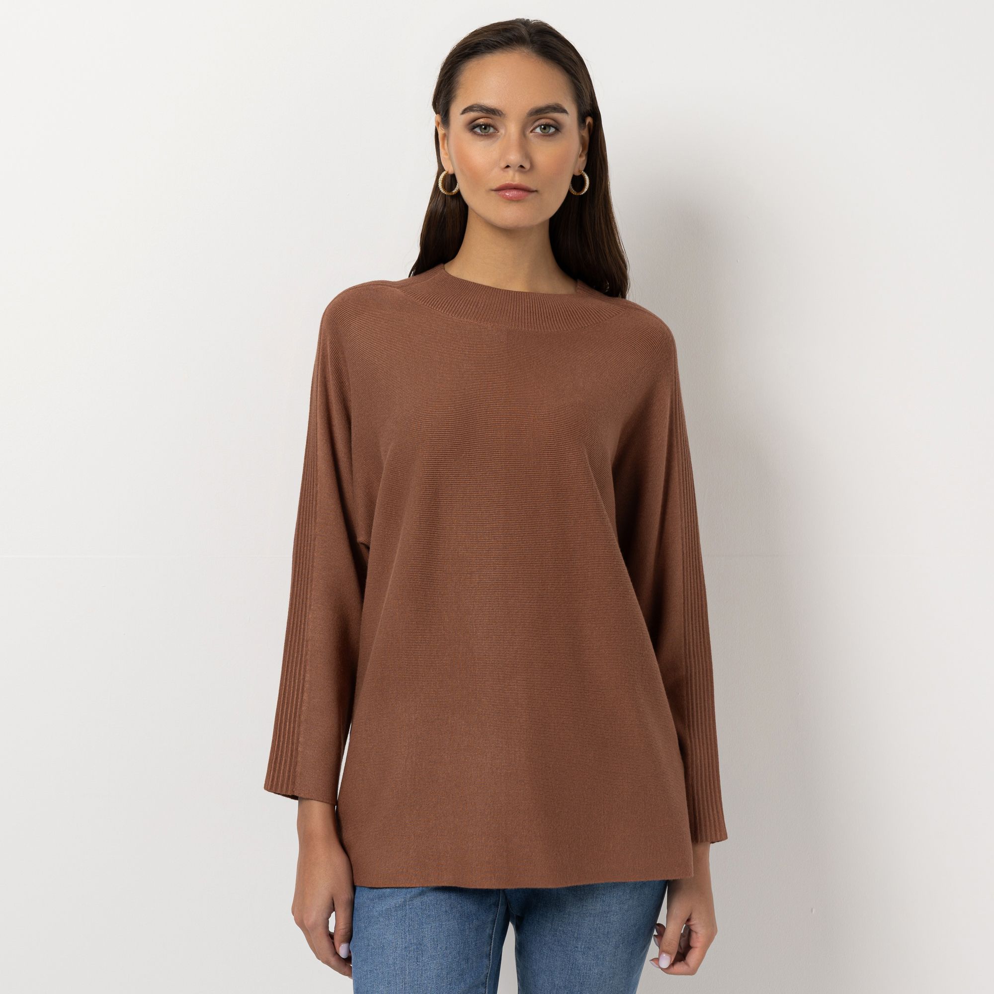 STEFFEN SCHRAUT Pullover Zierkragen Strukturdetails locker leger weit