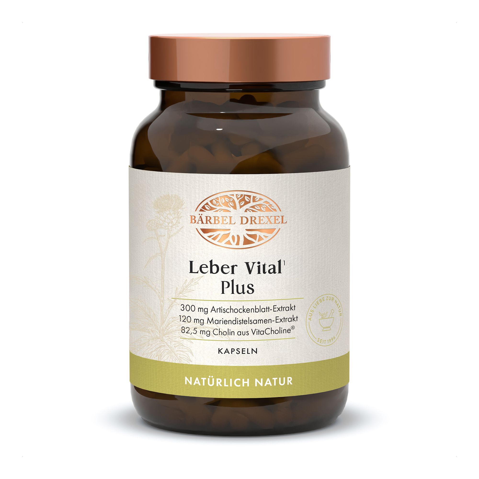 BÄRBEL DREXEL Leber Vital Plus mit Vitacholin® 120 Kapseln für 60 Tage