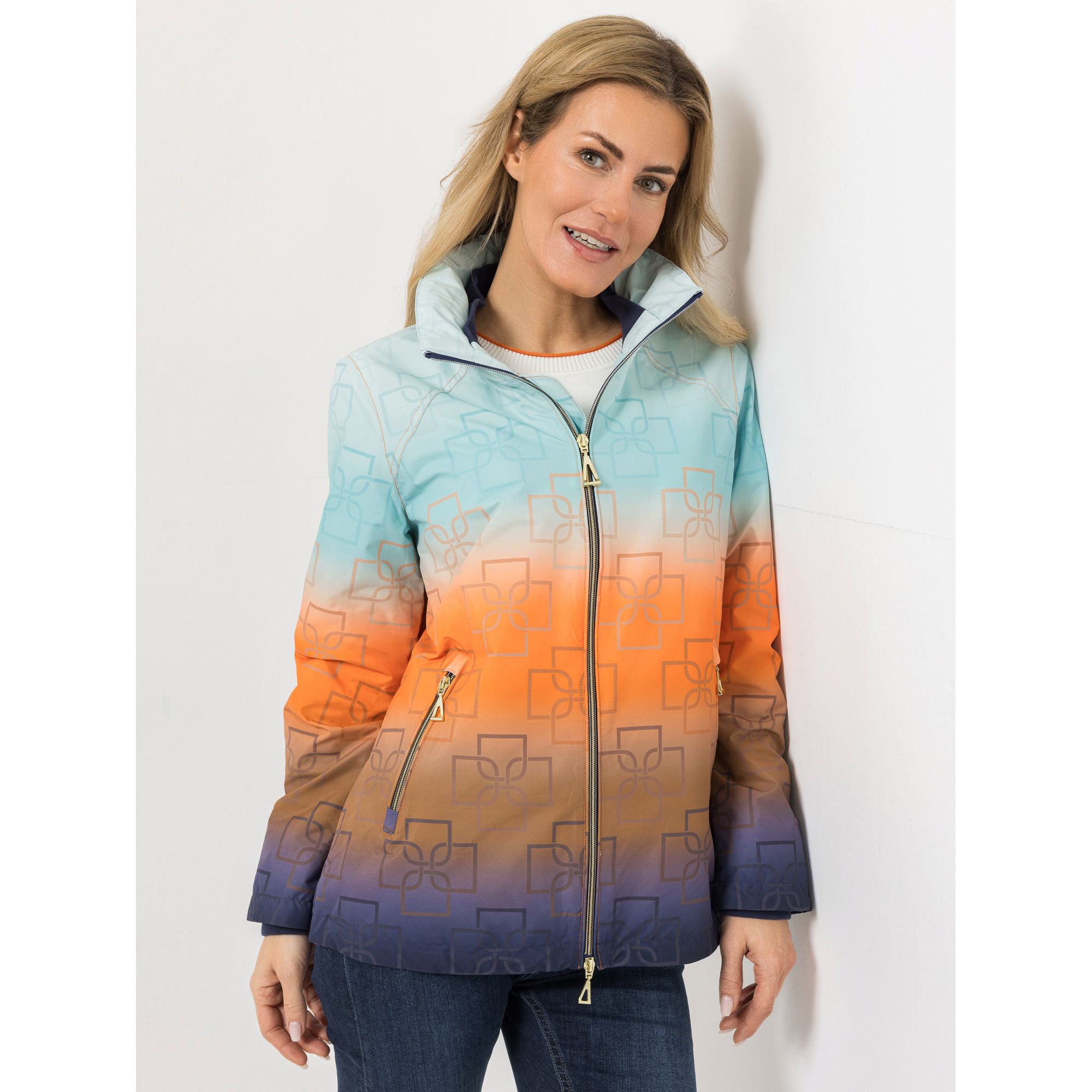 DAWID by Dawid Tomaszewski Outdoorjacke, Kapuze Strickbündchen figurumspielend