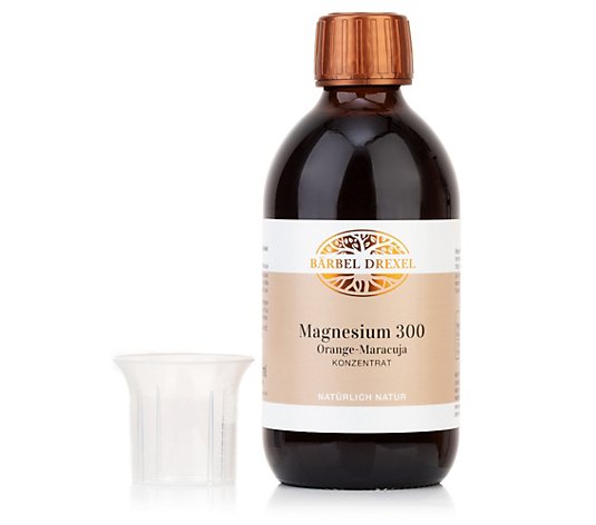 BÄRBEL DREXEL Magnesium 300 Orange-Maracuja Konzentrat 300ml für 15 Tage