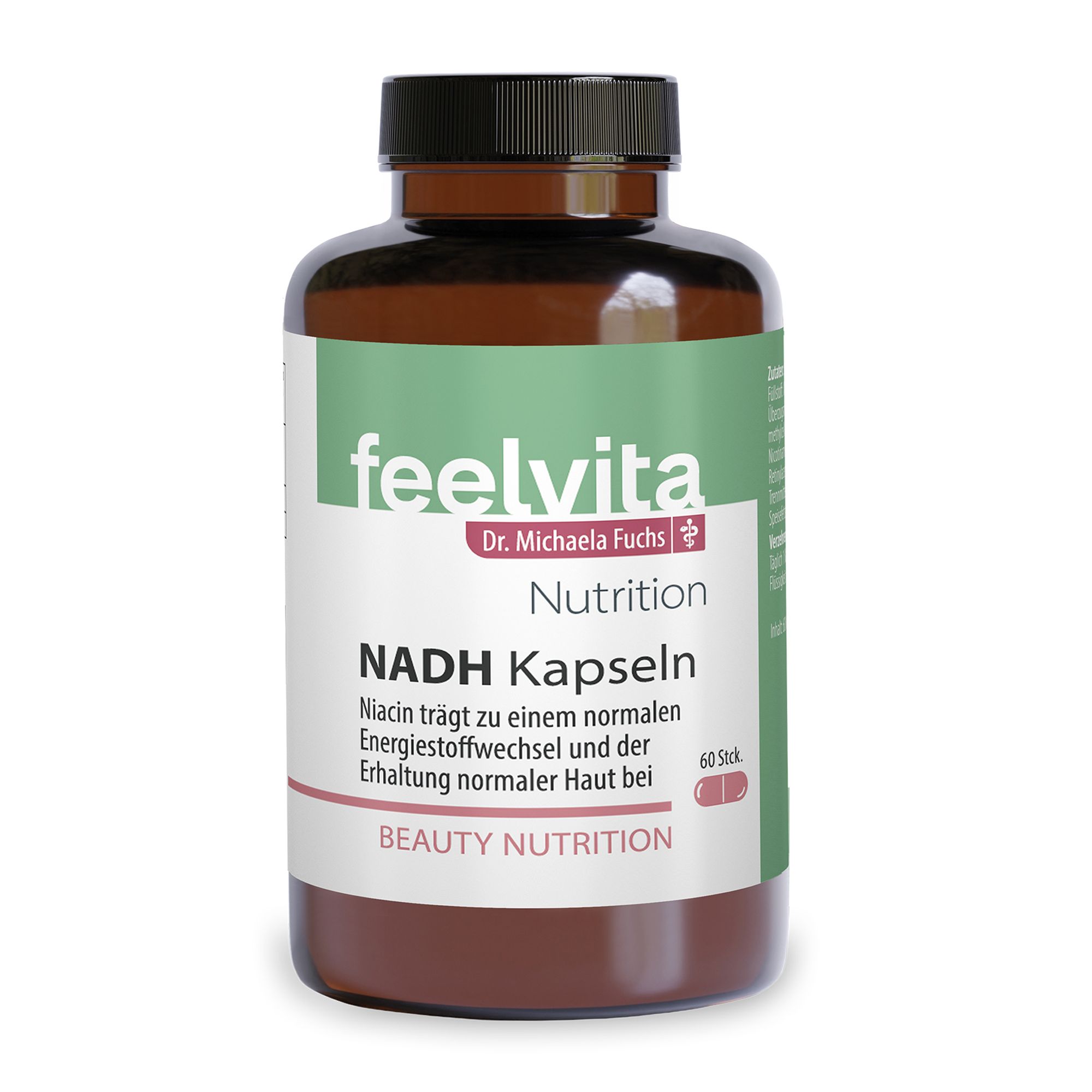 Dr. Michaela Fuchs feelvita NADH Kapseln 60 Stück für 60 Tage