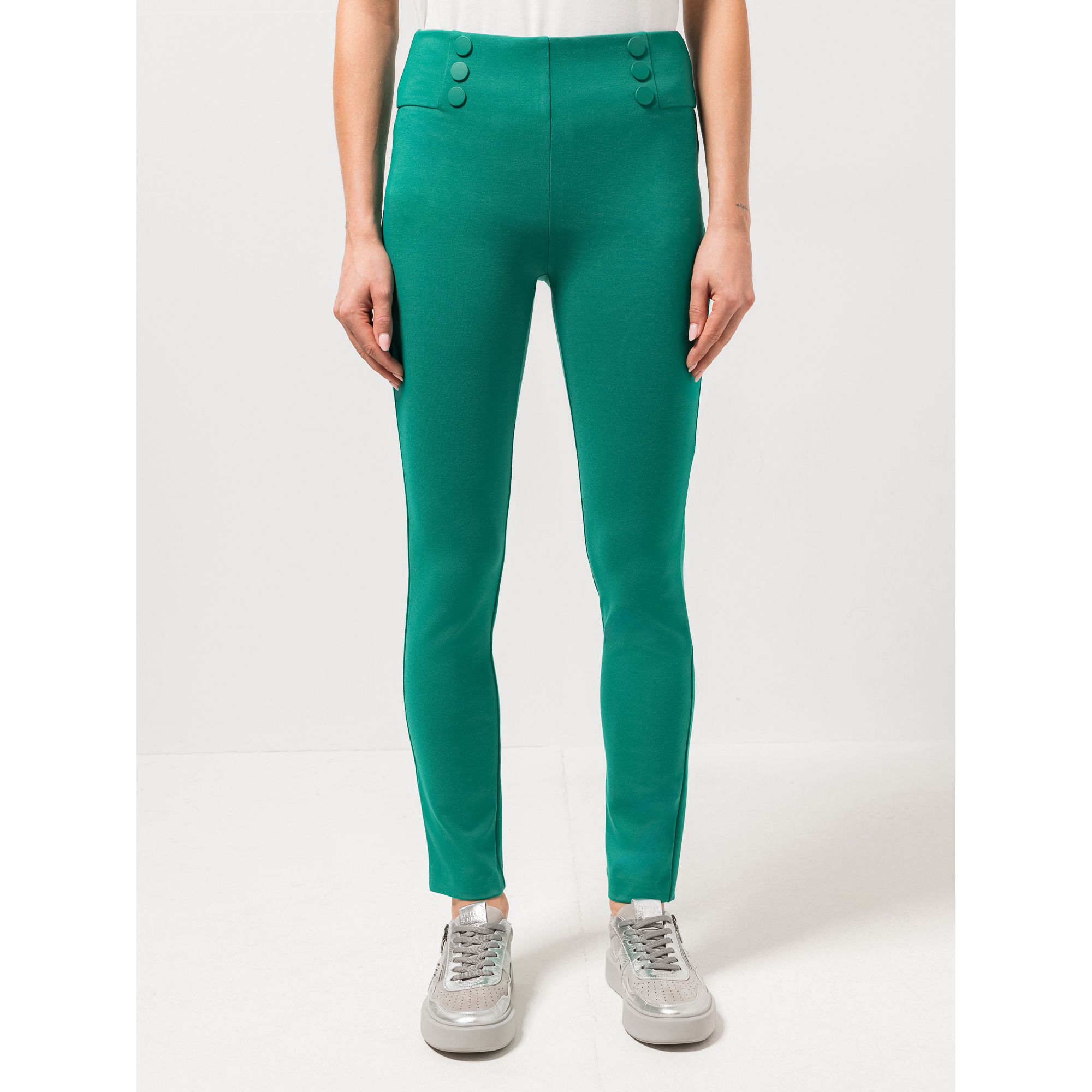 STEFFEN SCHRAUT Jeggings Miami Rundumdehnbund Knopf-Detail schmales Bein