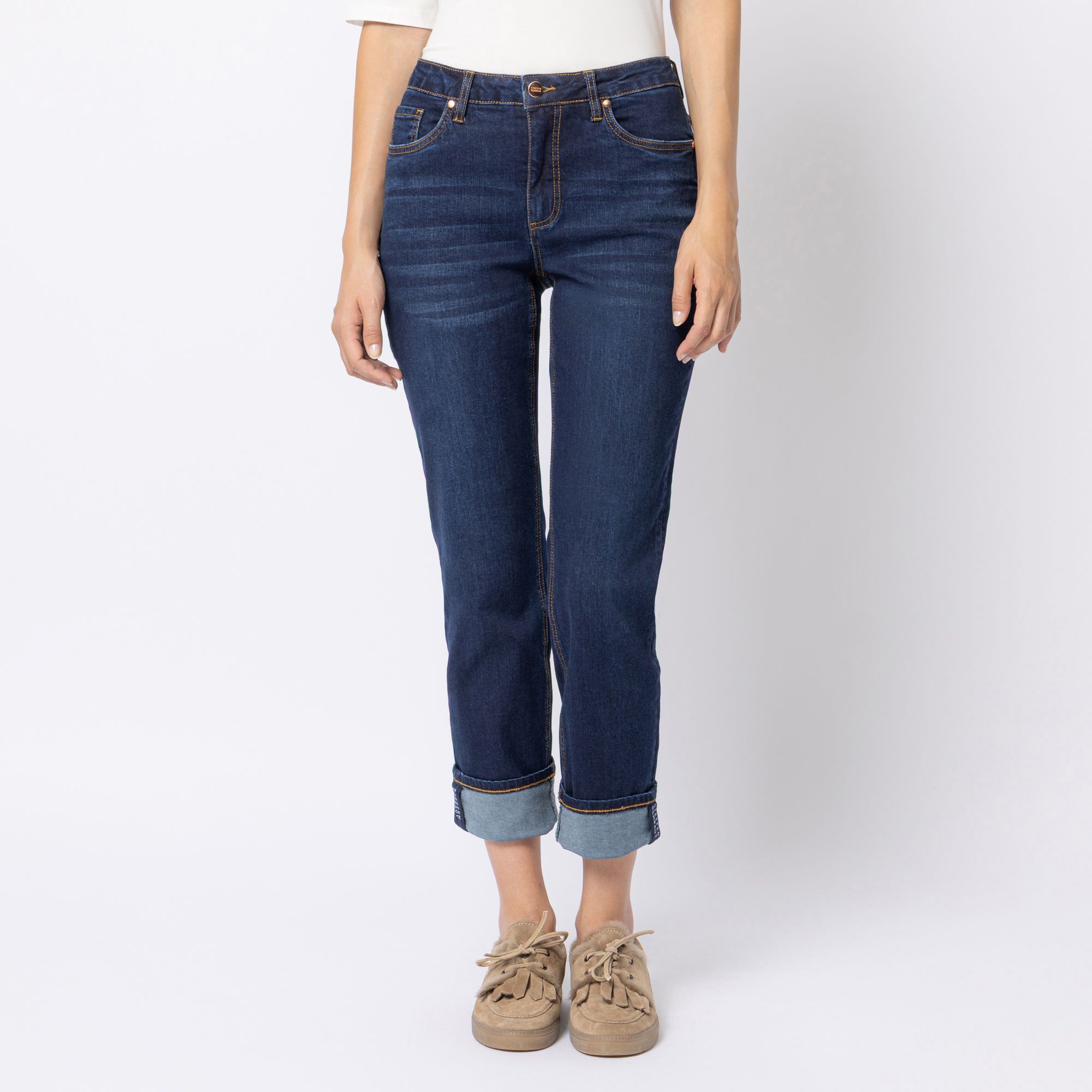 STEFFEN SCHRAUT Jeans 5-Pocket-Style knöchellang gerades Bein