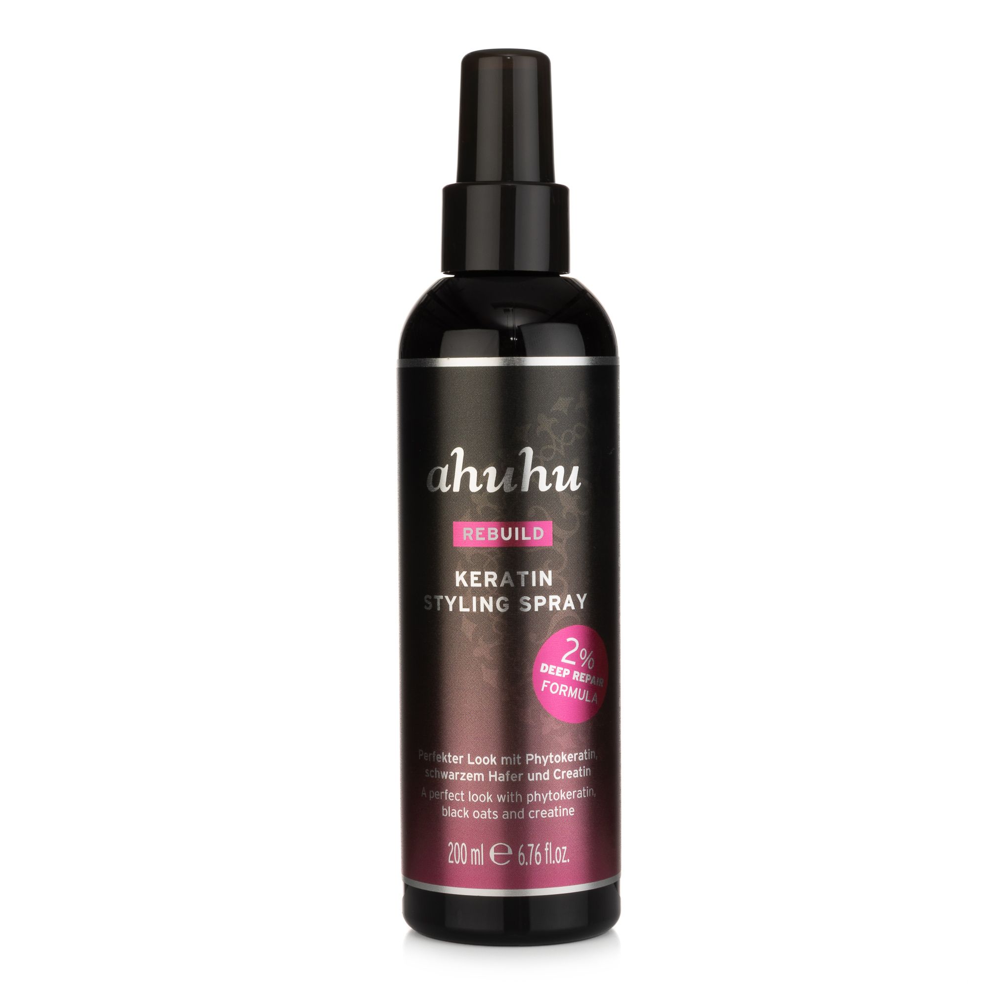 ahuhu Rebuild Keratin Spray 2% Deep Repair Formula 200ml