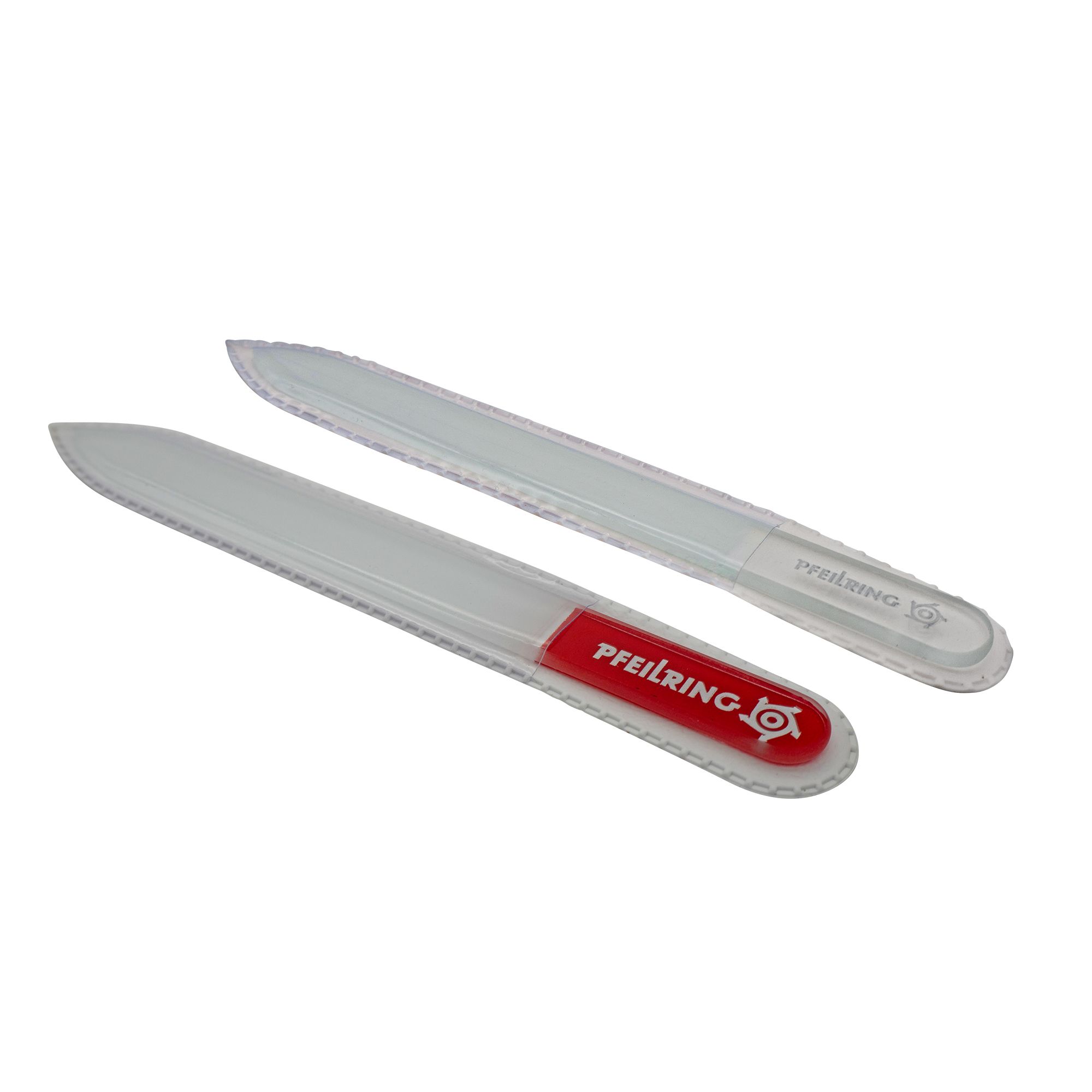 PFEILRING 2 Glasfeilen schonend zum Nagel, auch für künstliche Nägel, 13,5 cm
