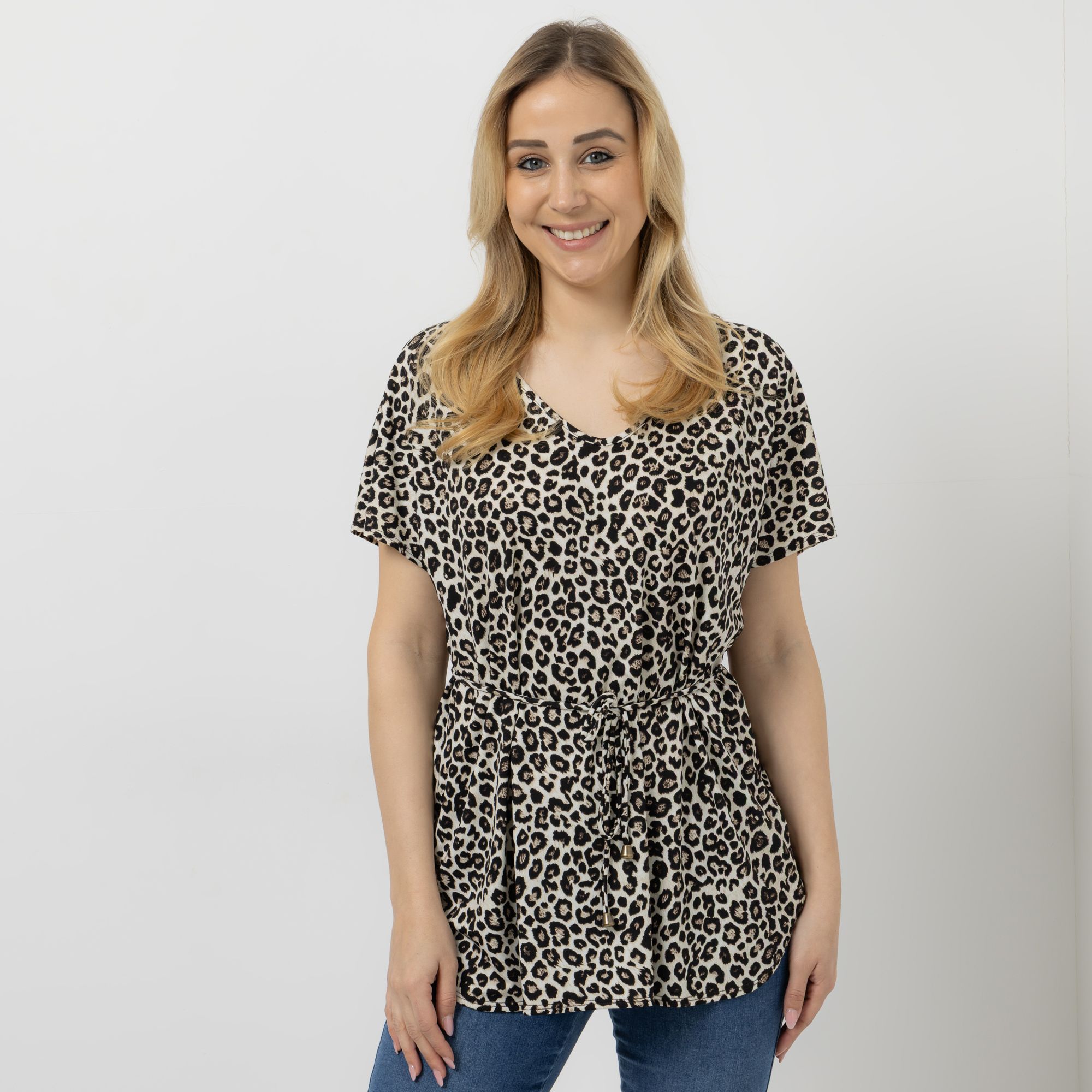 KIM & CO. Longshirt Brazil Knit Jersey Bindeband figurumspielend