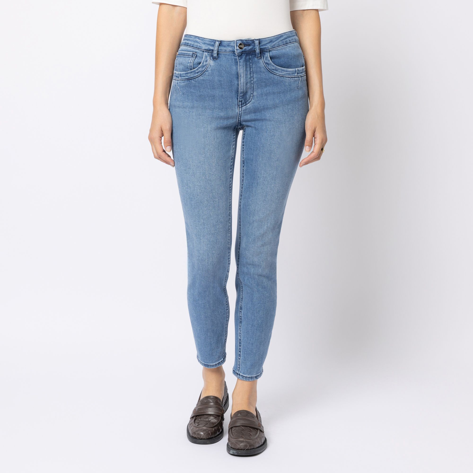 STEFFEN SCHRAUT Jeans 5-Pocket-Style lange Form knöchellang