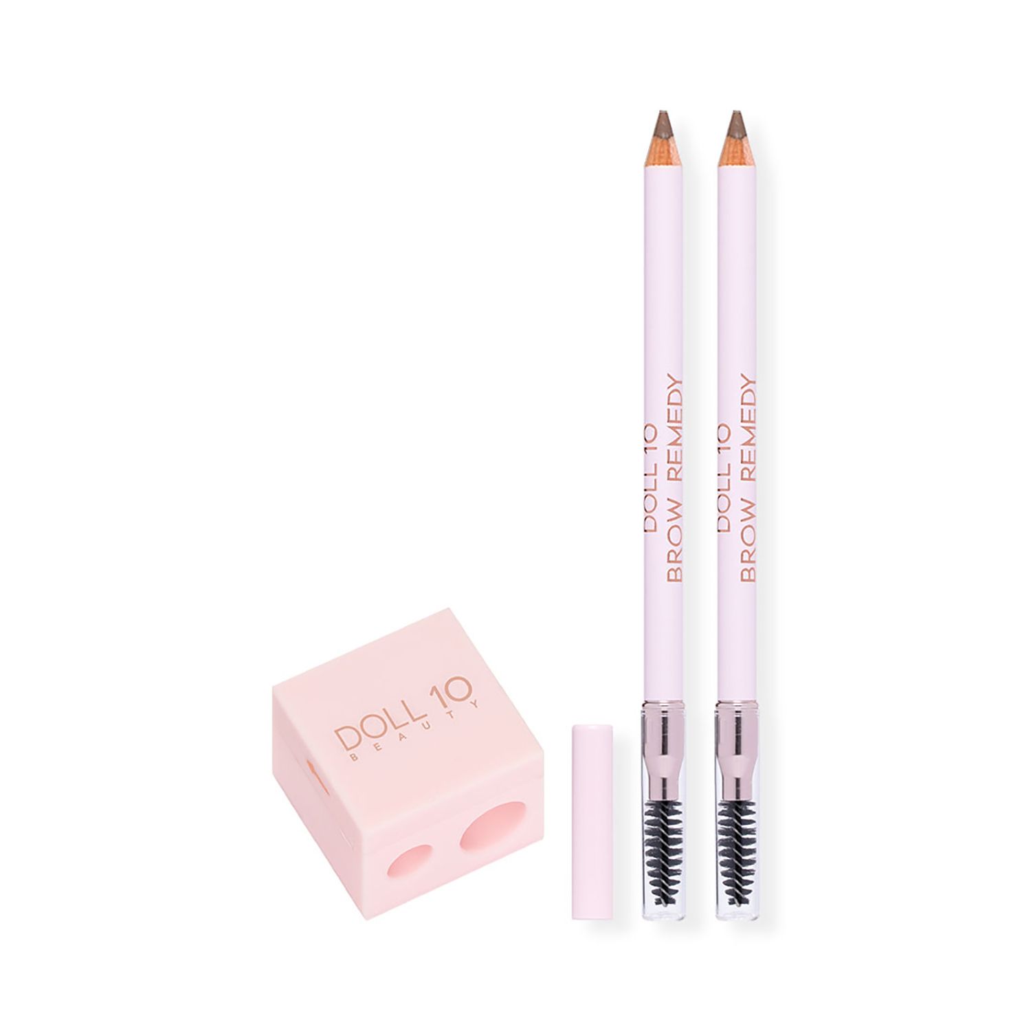 DOLL 10 BEAUTY Brow Remedy Precision Augenbrauenstift 2x1g & Anspitzer