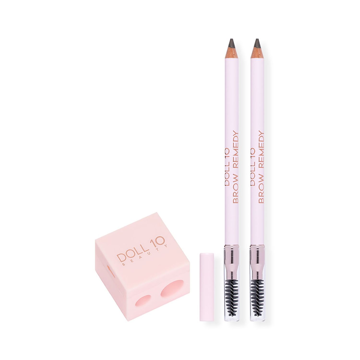 DOLL 10 BEAUTY Brow Remedy Precision Augenbrauenstift 2x1g & Anspitzer