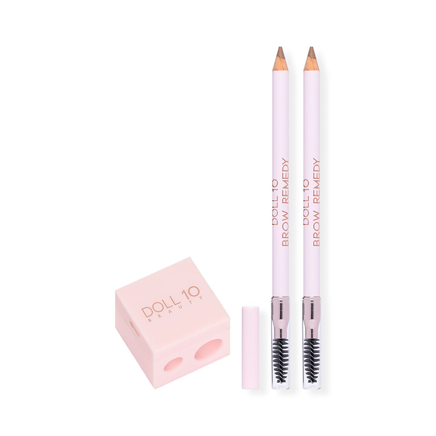 DOLL 10 BEAUTY Brow Remedy Precision Augenbrauenstift 2x1g & Anspitzer