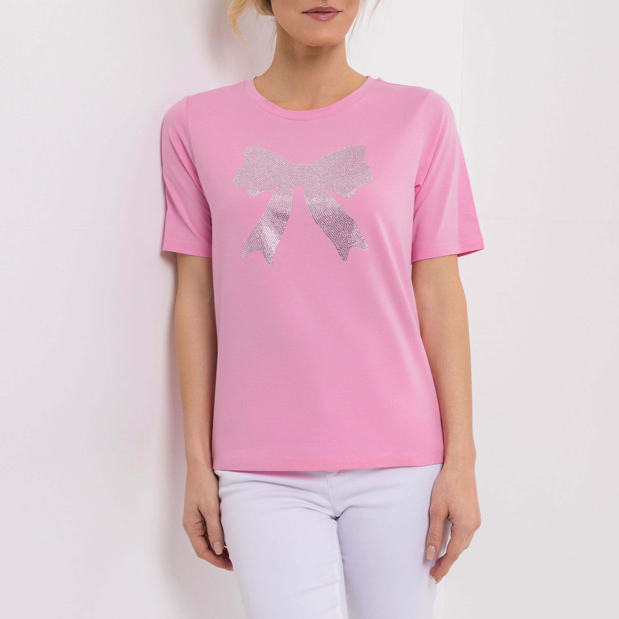 STEFFEN SCHRAUT Shirt, 1/2-Arm Rundhalsausschnitt Strass-Detail figurumspielend