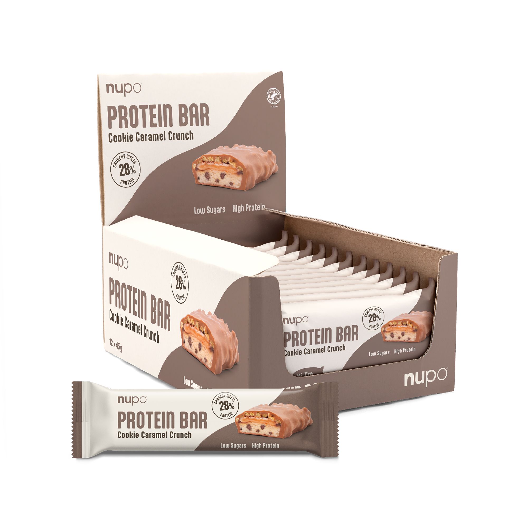 nupo® Protein Riegel 12 Stück je 45g Inhalt 540 g