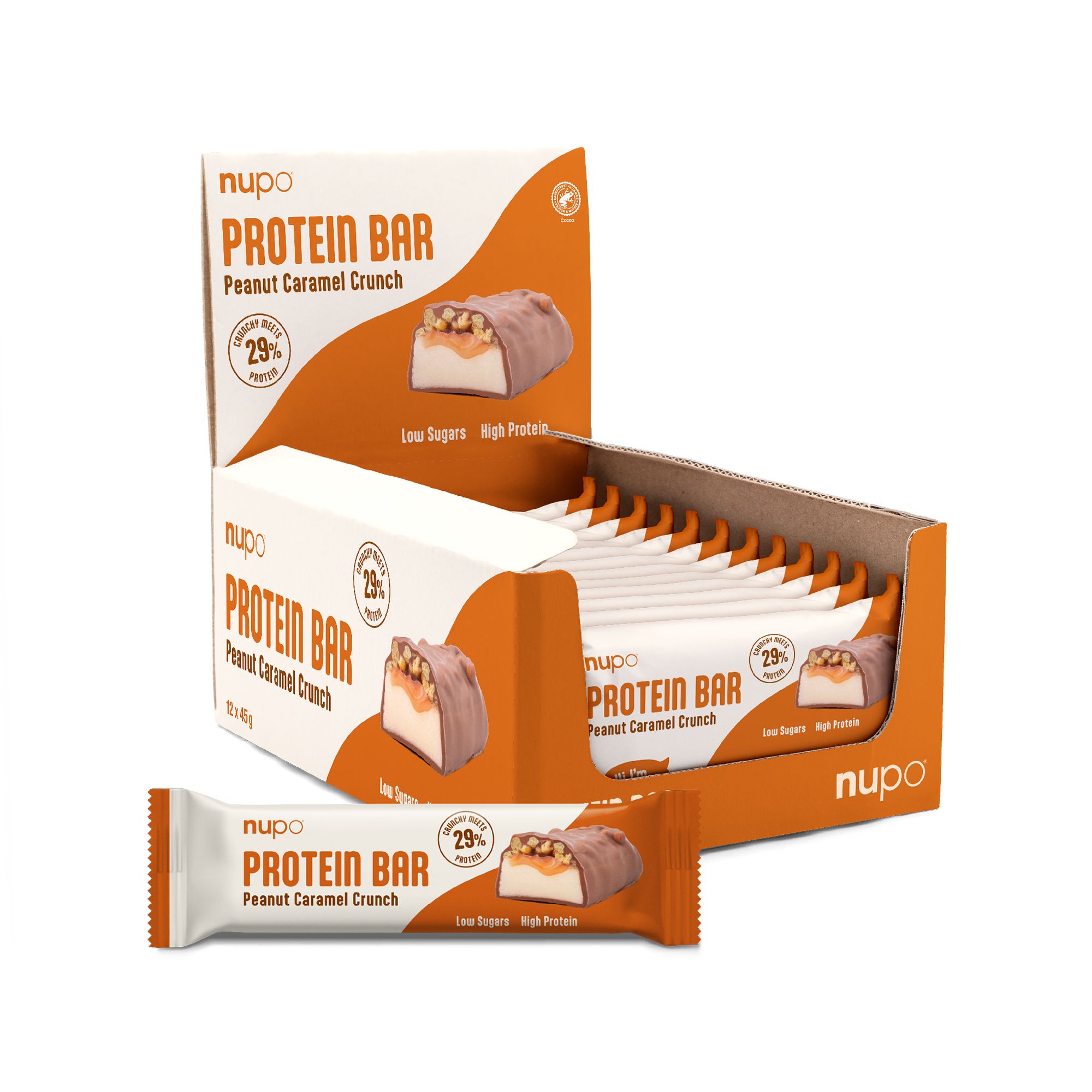 nupo® Protein Riegel 12 Stück je 45g Inhalt 540 g