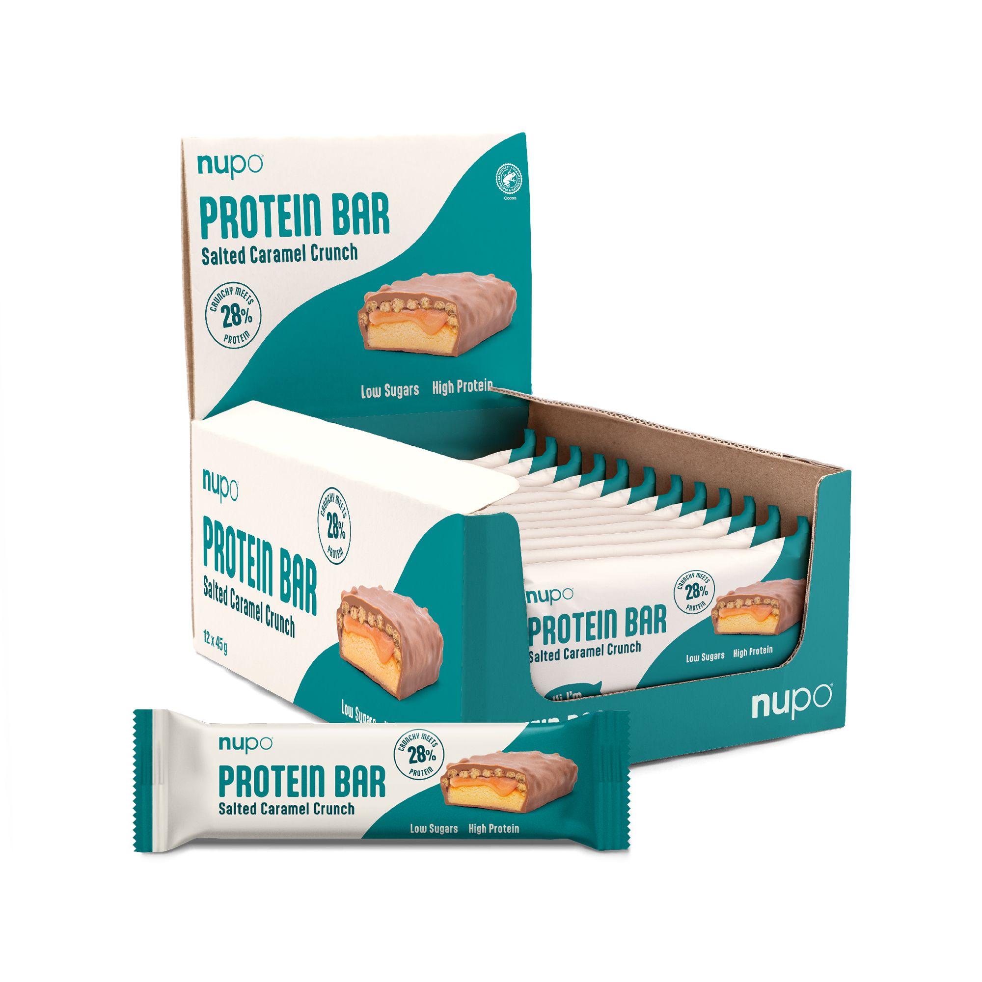 nupo® Protein Riegel 12 Stück je 45g Inhalt 540 g