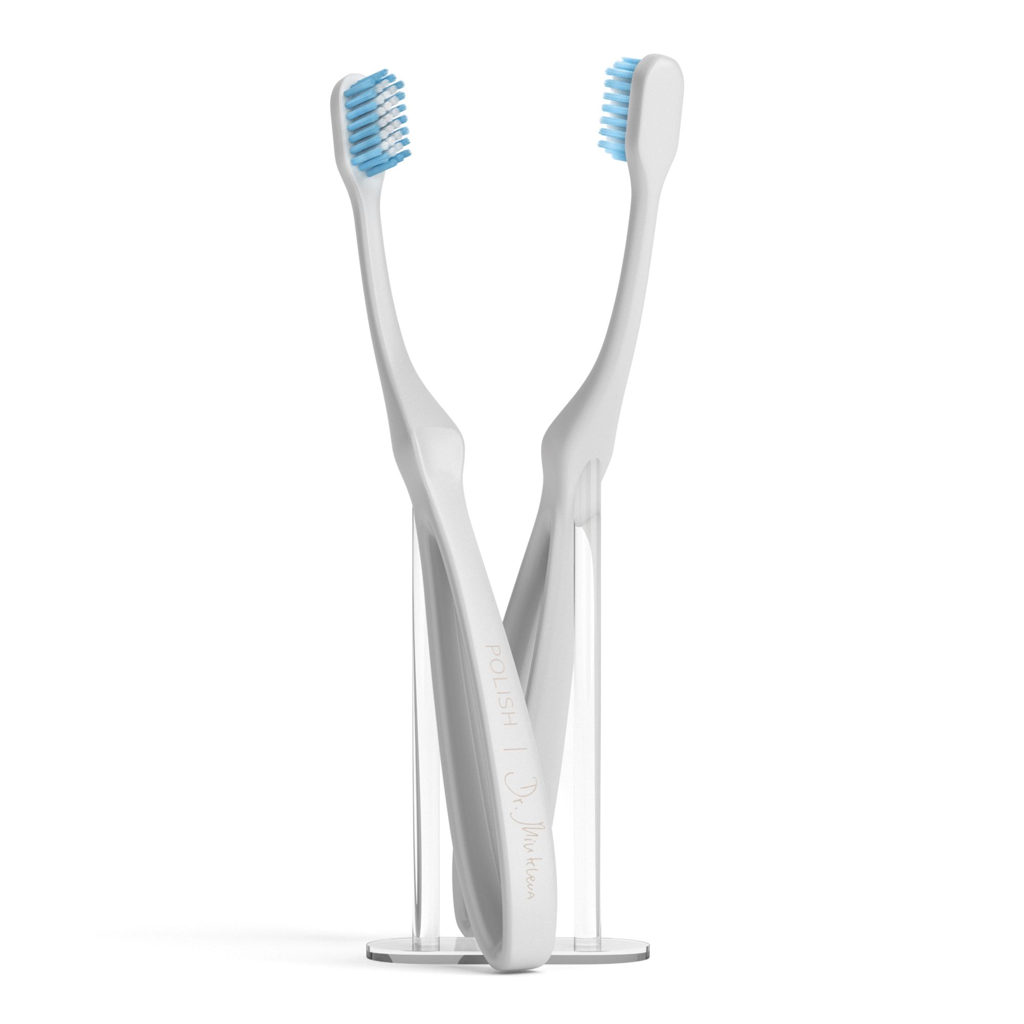 MINT HOLLYWOOD SMILE 2 Handzahnbürsten Polish für ein strahlendes Lächeln