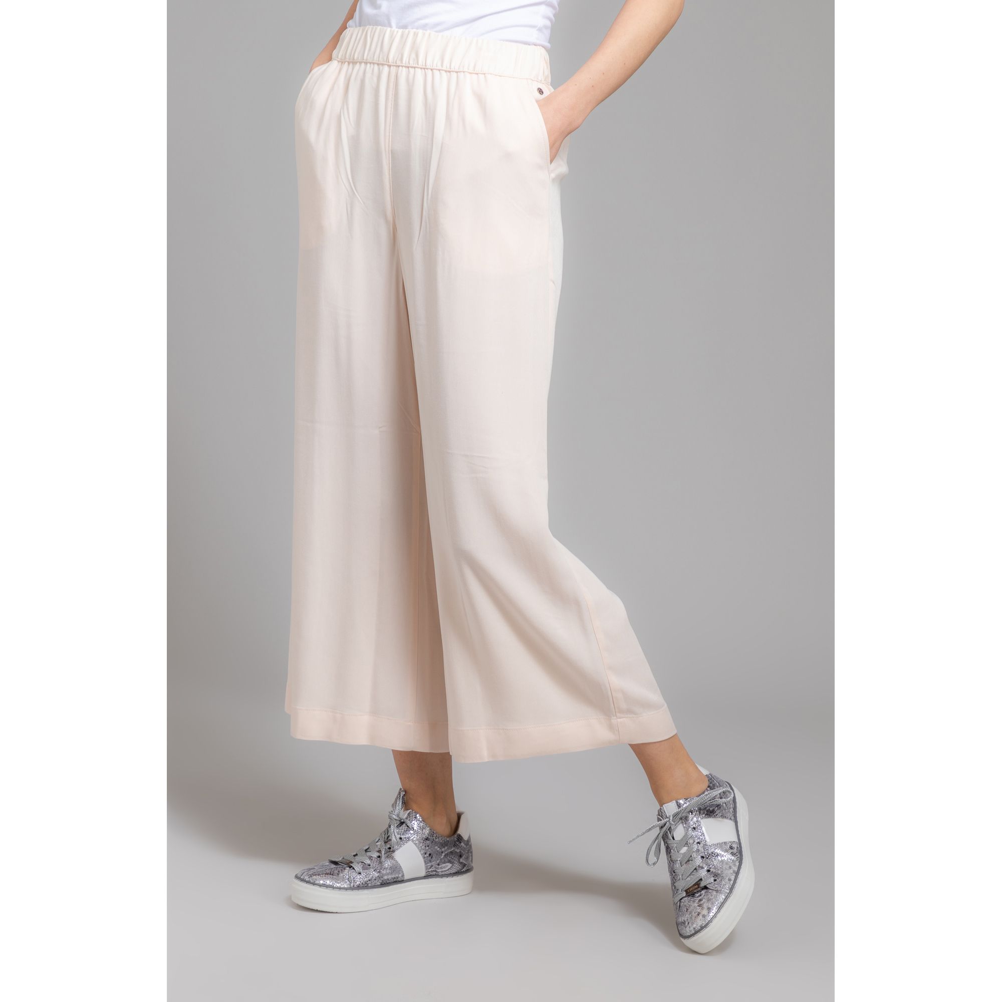 Thom By Thomas Rath Hose Culotte Rundumdehnbund Fliessende Ware Qvc De