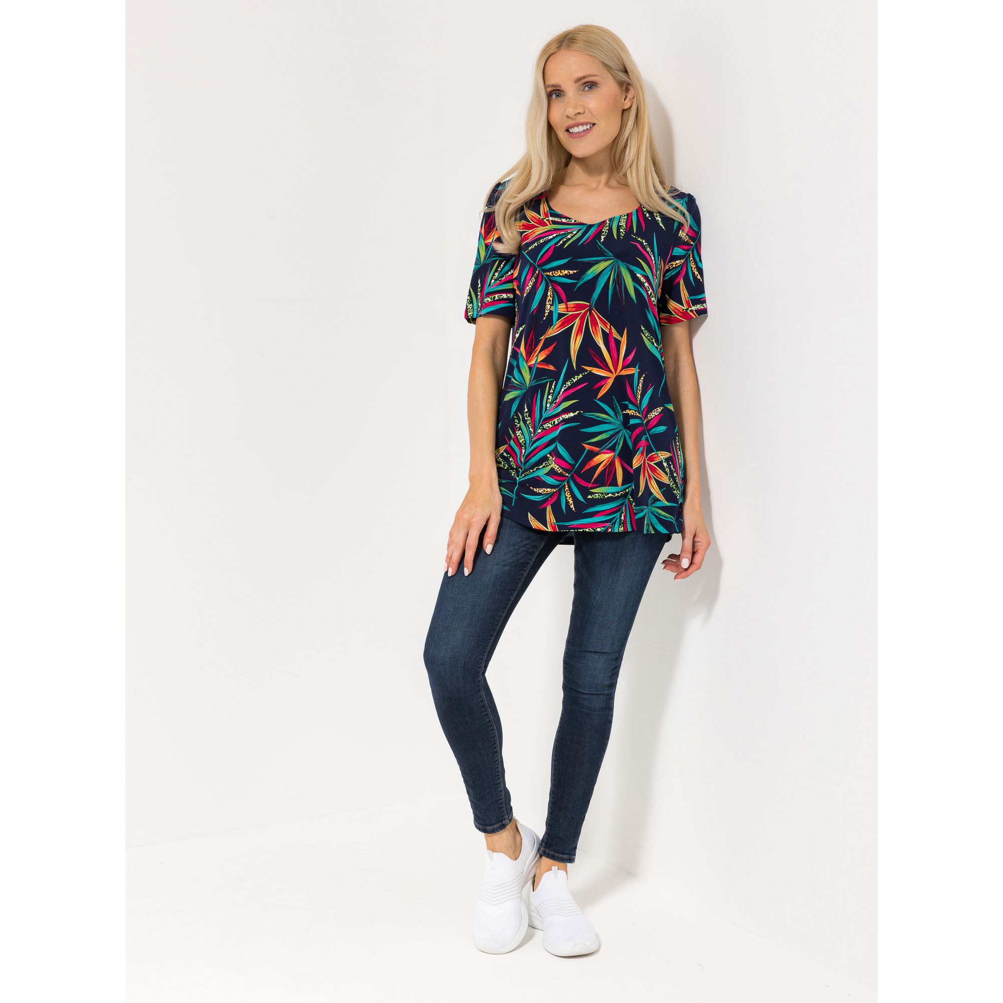  KIM & CO. Shirt, 1/2-Arm Brazil Knit Jersey Herzausschnitt figurumspielend - 209616