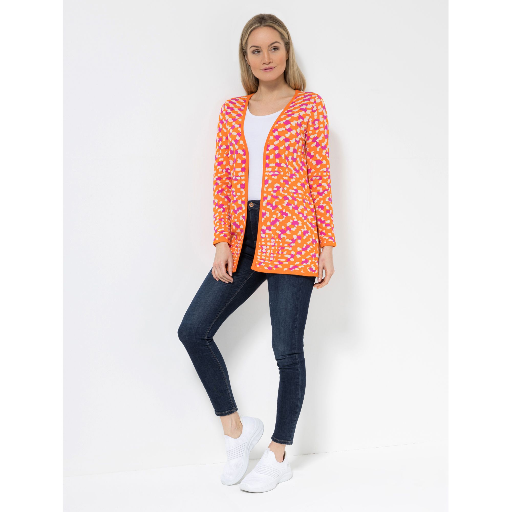 DAWID by Dawid Tomaszewski Longcardigan, 1/1 Arm V-Ausschnitt figurumspielend