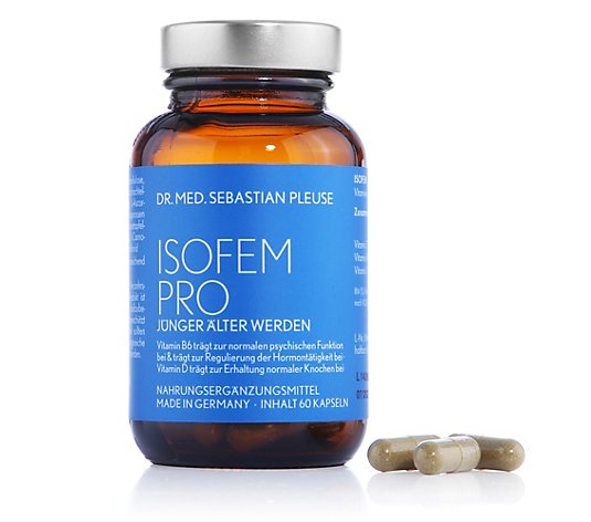 Dr. med. Sebastian Pleuse Isofem Pro mit Vitamin C, B6 & D 60 Stück für 30 Tage