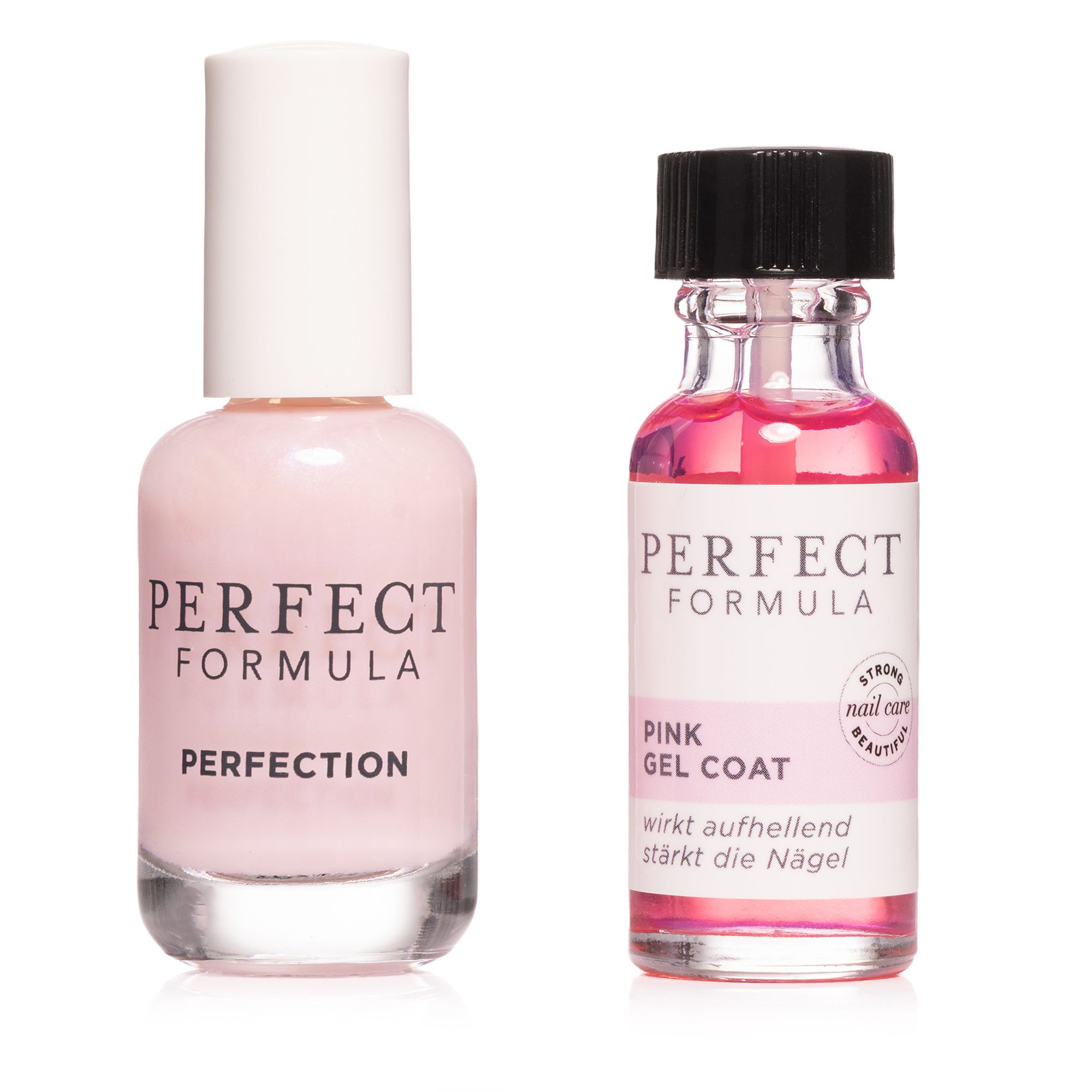 PERFECT FORMULA Pink Gel Coat 18ml & Perfection Gel Coat 18ml