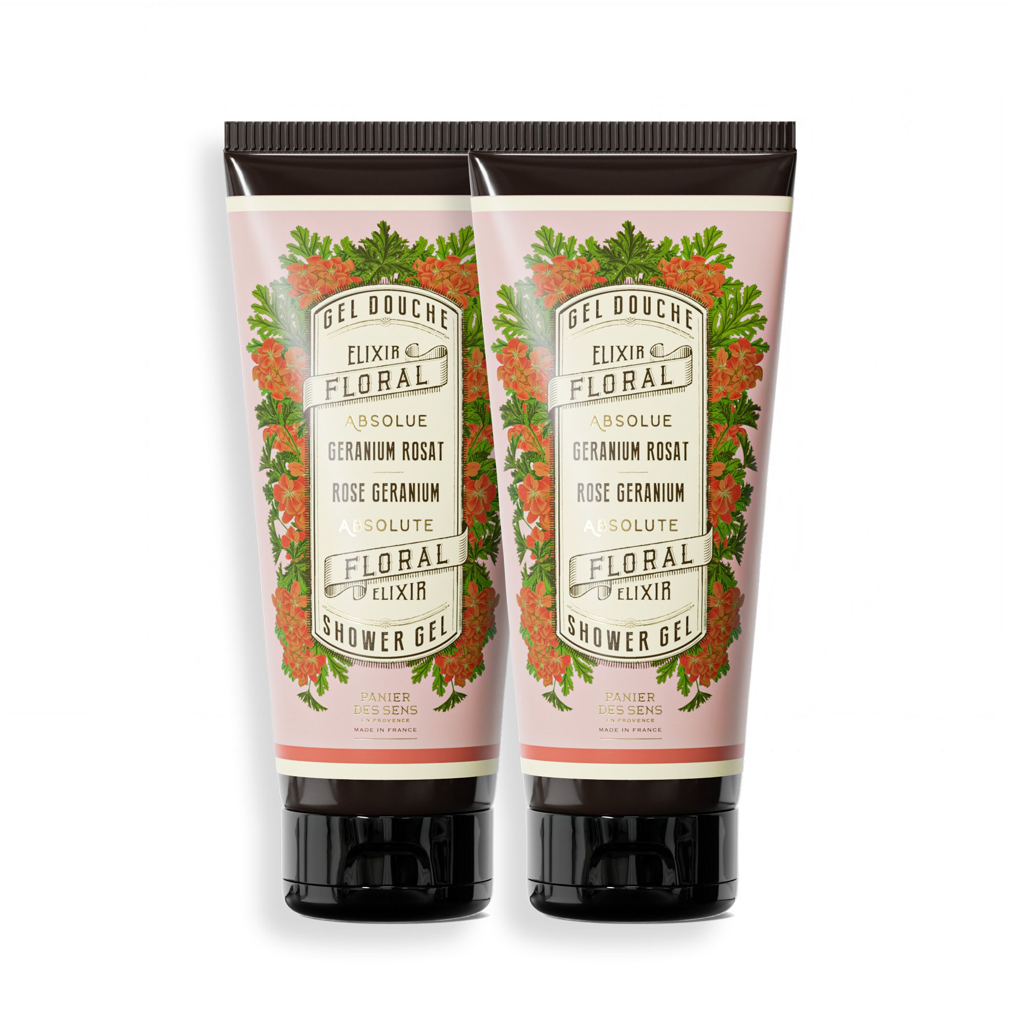 PANIER DES SENS Rosengeranie Duschgel Duo 2x 200ml