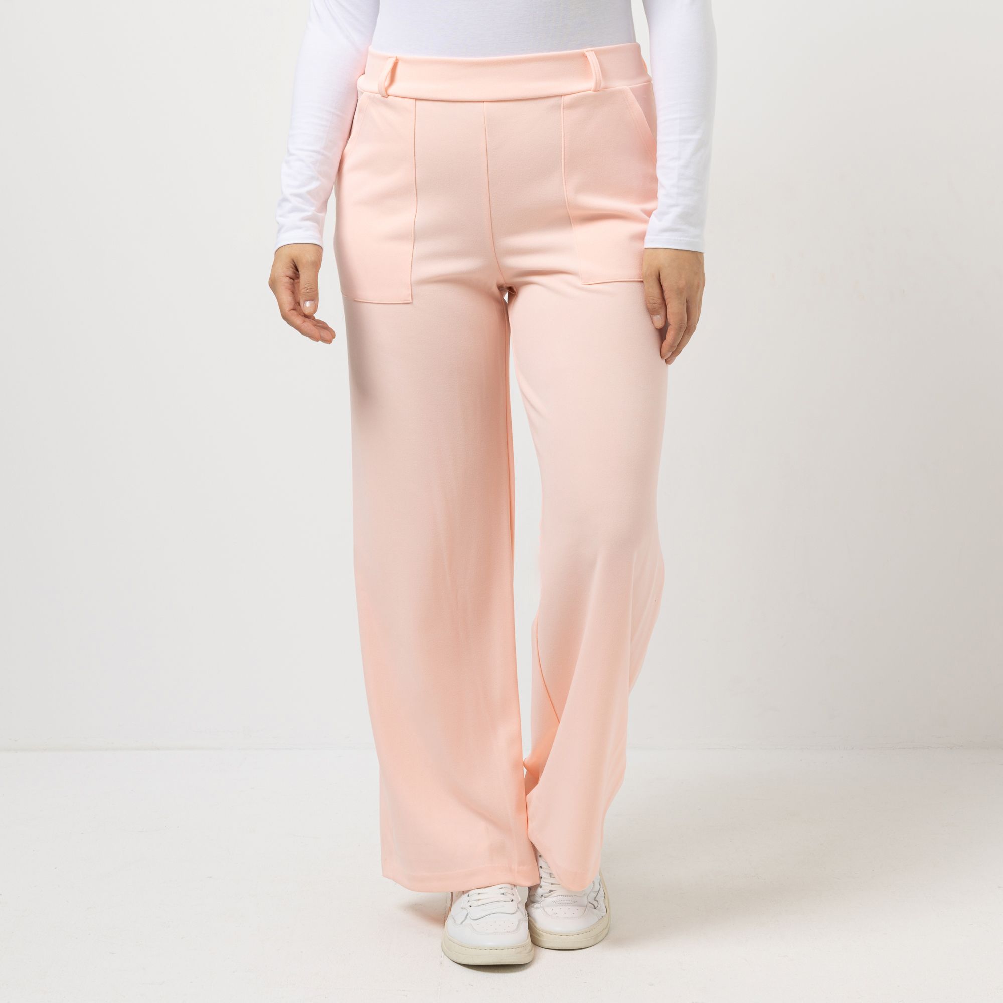 KIM & CO. Hose, 1/1-Länge Ponti Crepe Jersey 2 Eingrifftaschen gerader Beinverlauf