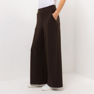 KIM & CO. Hose, lange Form Deluxe Brazil Knit 2 Eingrifftaschen sehr weites Bein