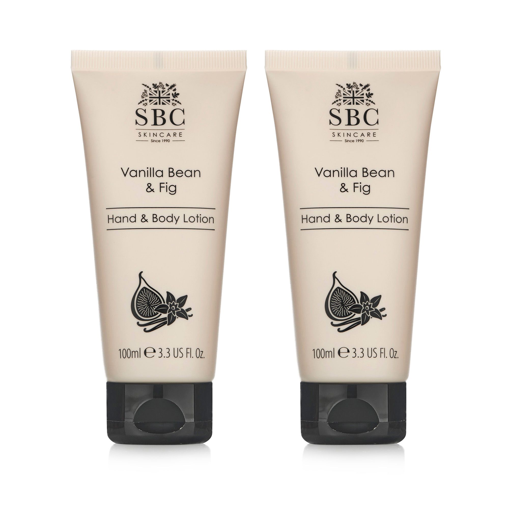 SBC Vanilla Bean & Fig Hand & Body Lotion Duo 2x 100ml