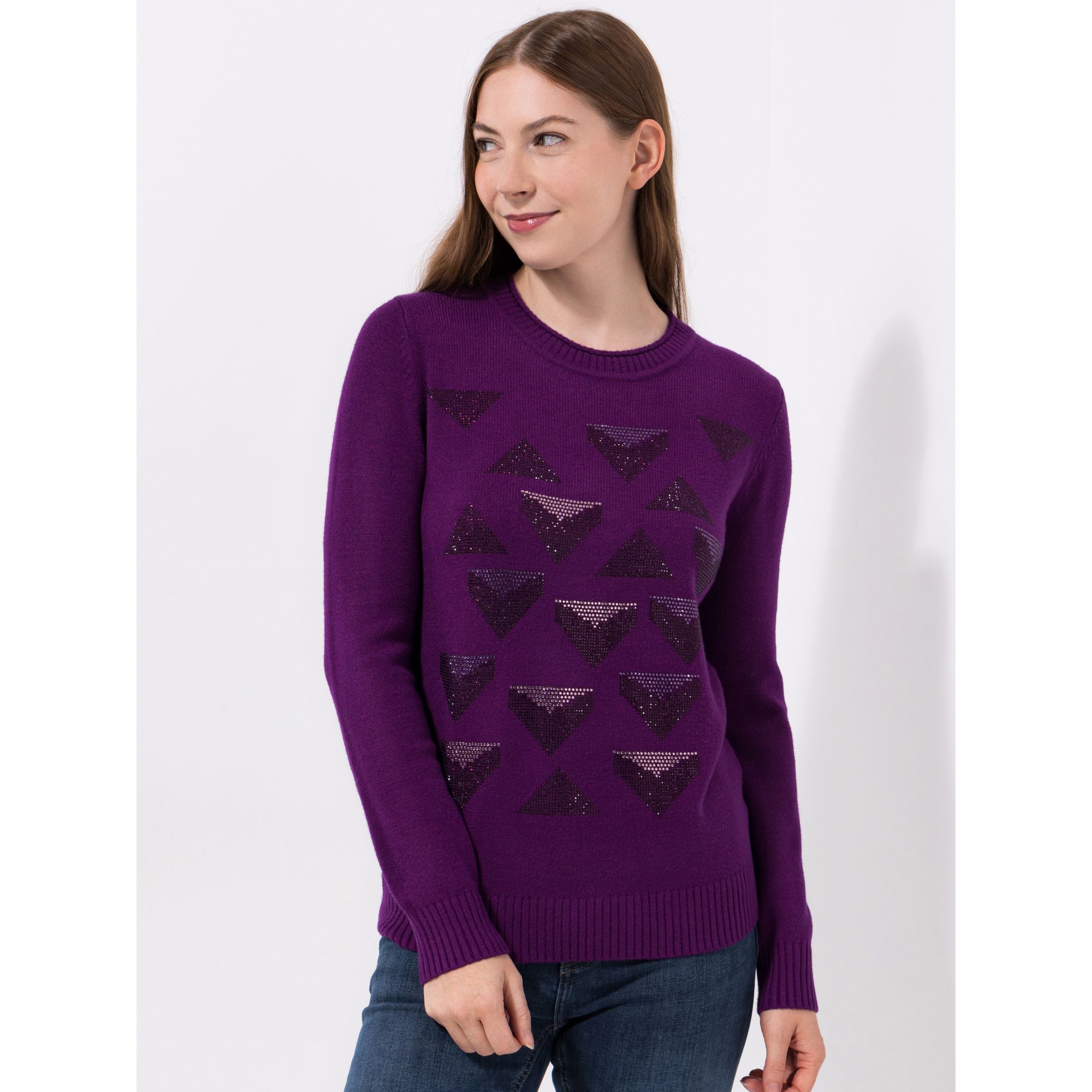 DAWID by Dawid Tomaszewski Pullover, 1/1 Arm Strassmotiv figurumspielend