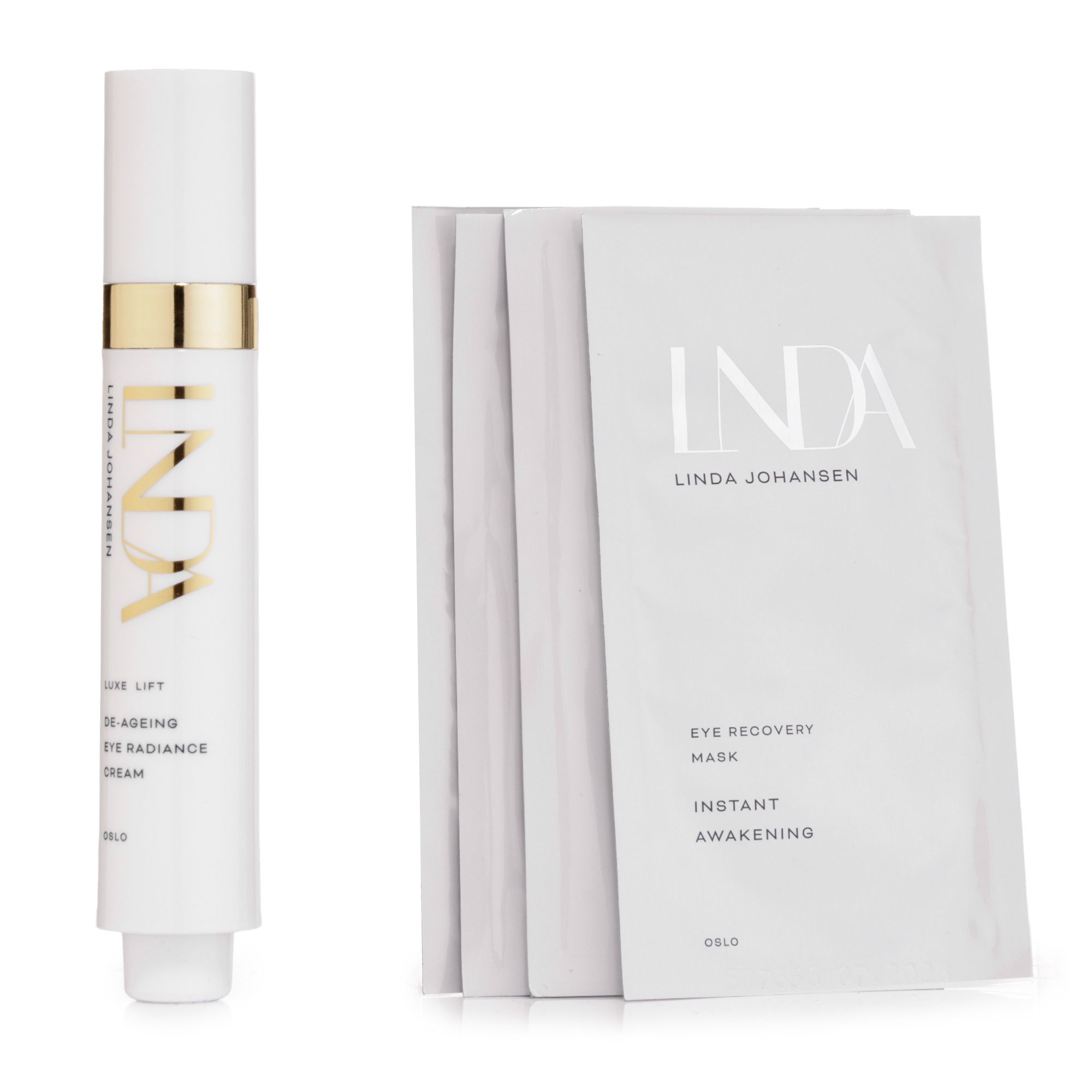 LNDA Luxe Lift De-Ageing Augencreme 10ml & 4x Augenpads