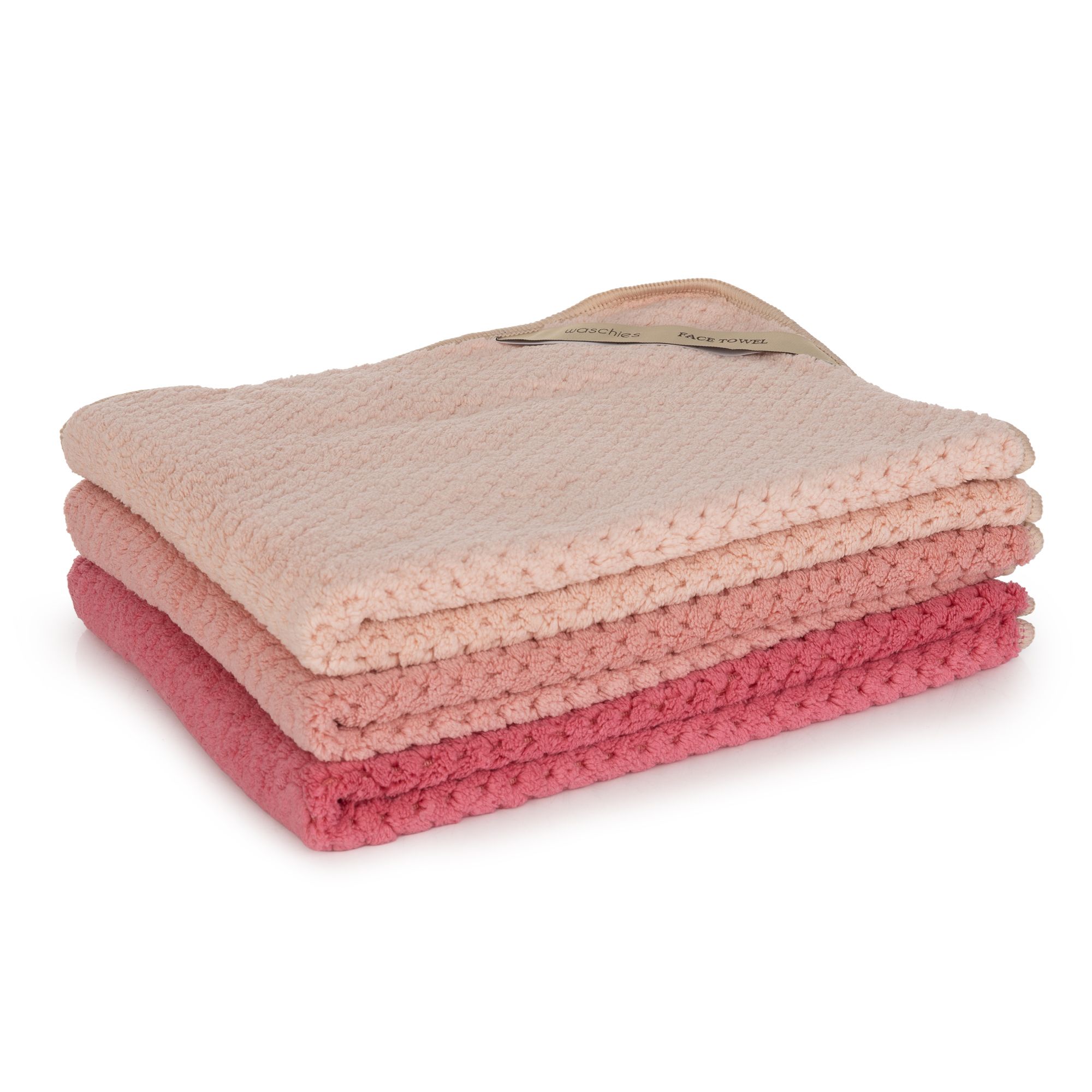WASCHIES® Saugstarkes Gesichtshandtuch ca. 50 x 40 cm 3-er Set