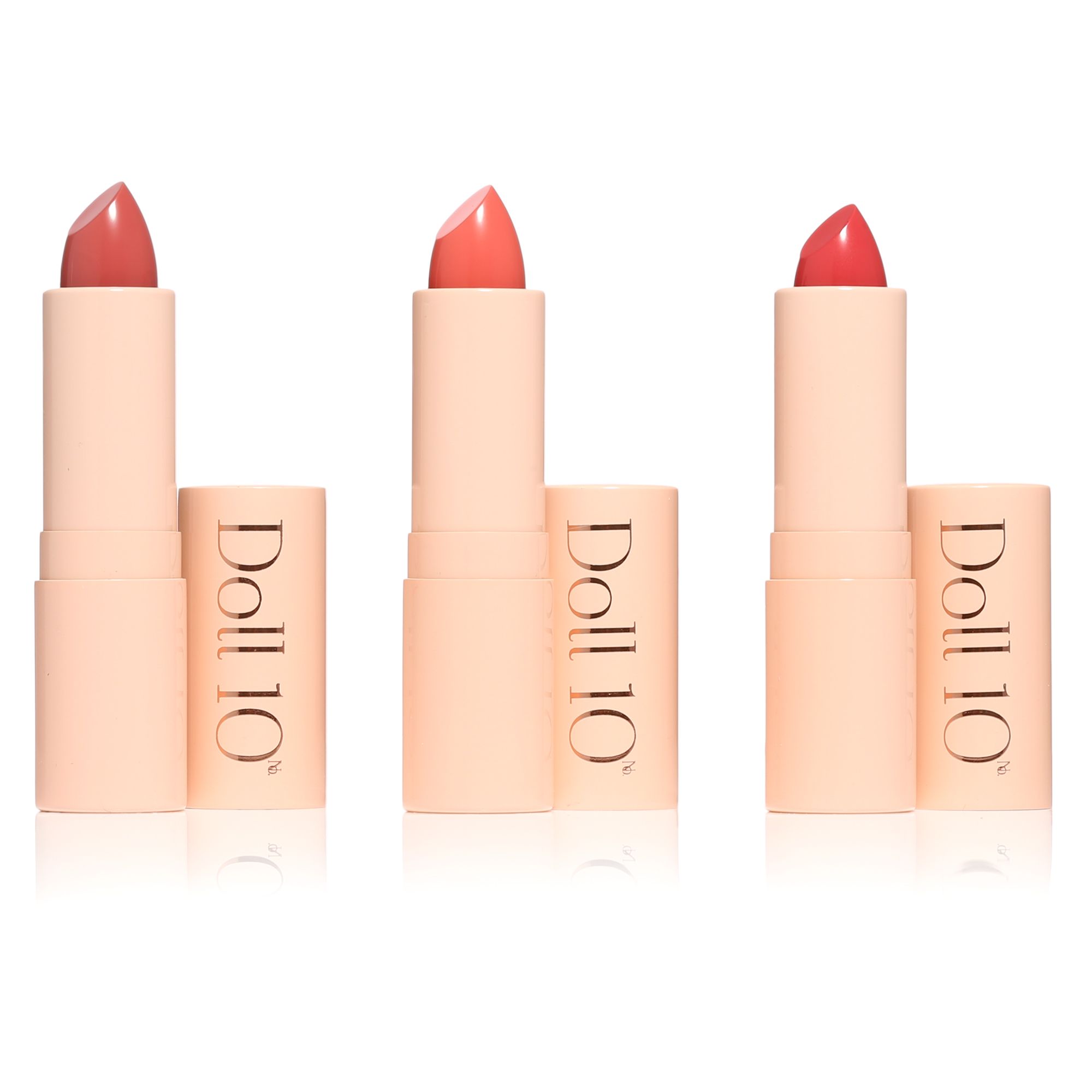 DOLL NO.10 Hydra Gel Lipstick Gloss & Lippen stift in einem 3tlg. QVC.de
