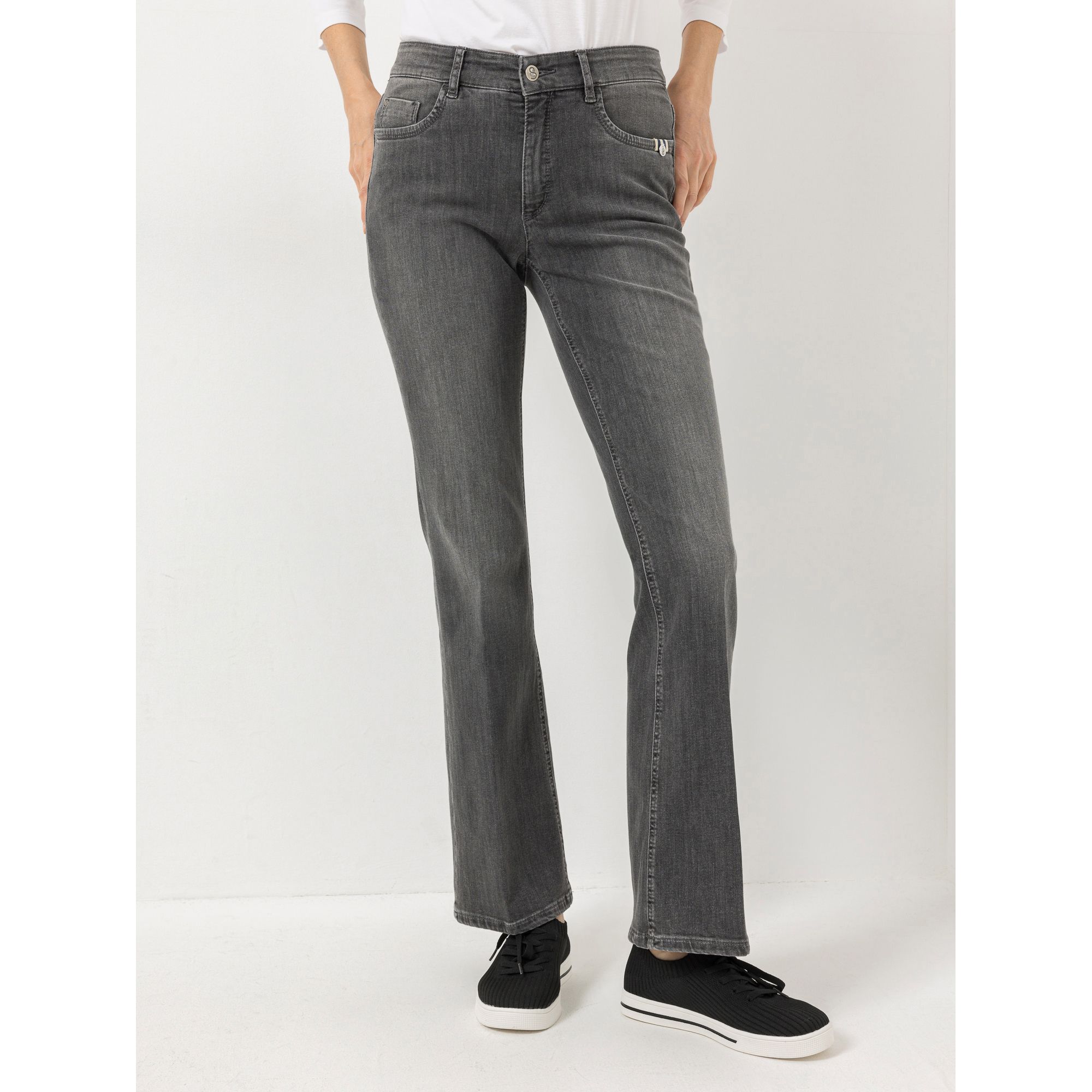 STRANDFEIN Jeanshose lange Form OEKO-TEX®Standard 100 Bootcut
