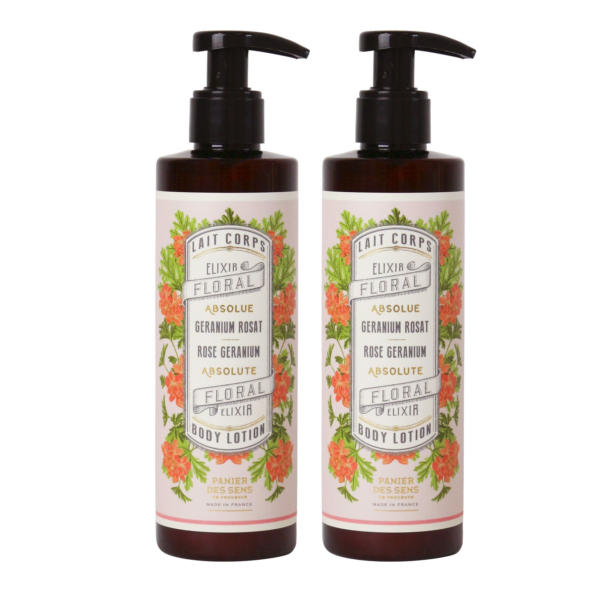PANIER DES SENS Rosengeranie Bodylotion Duo 2x 250ml