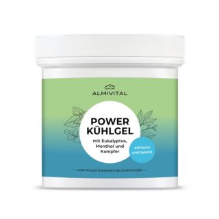 ALMIVITAL Power Kühlgel mit Eukalyptus Menthol und Kampfer 500ml