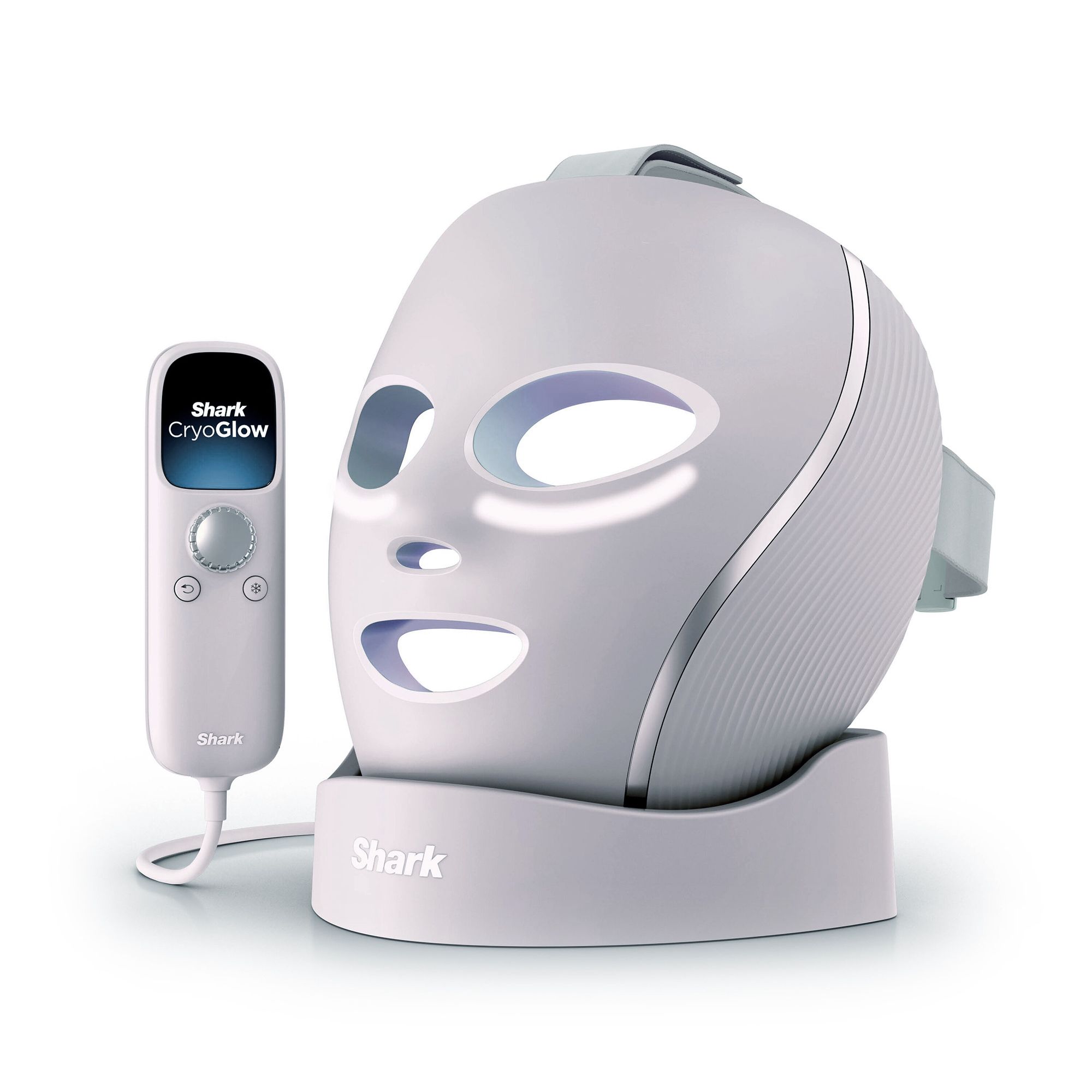  SHARK BEAUTY™ CryoGlow LED-Maske inkl. Augenpartie Cooling mit Ladestation